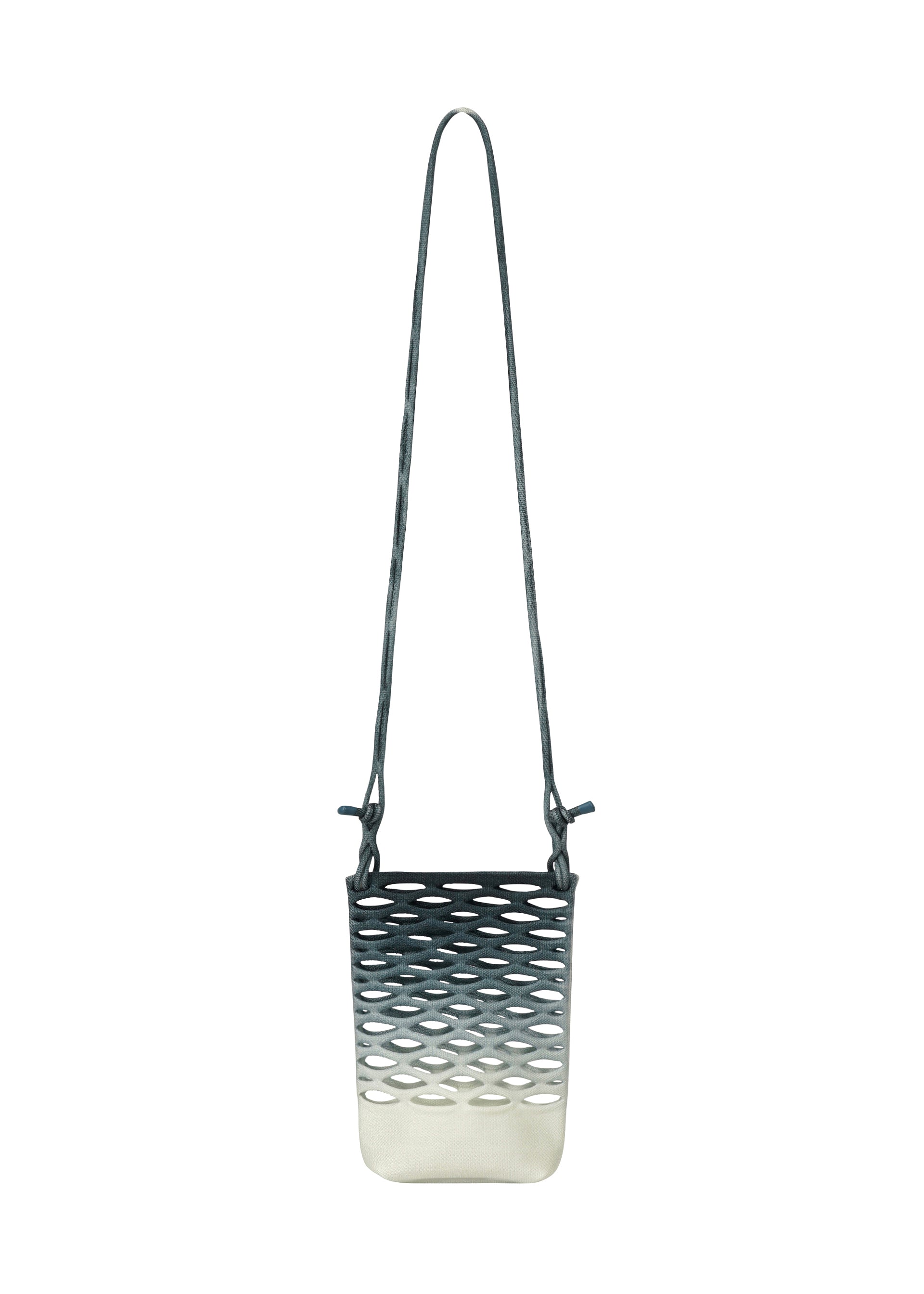 Issey Miyake Mokko Net Gradation tote bright coral