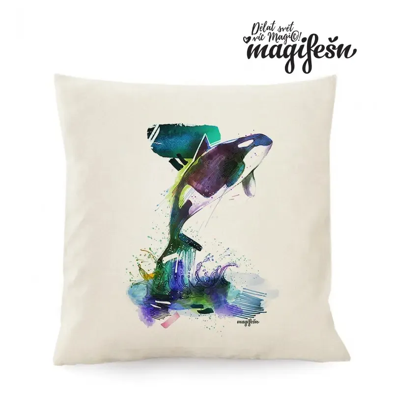 Magifešn Kosatka povlak na polštář 50x50 Fairtrade
