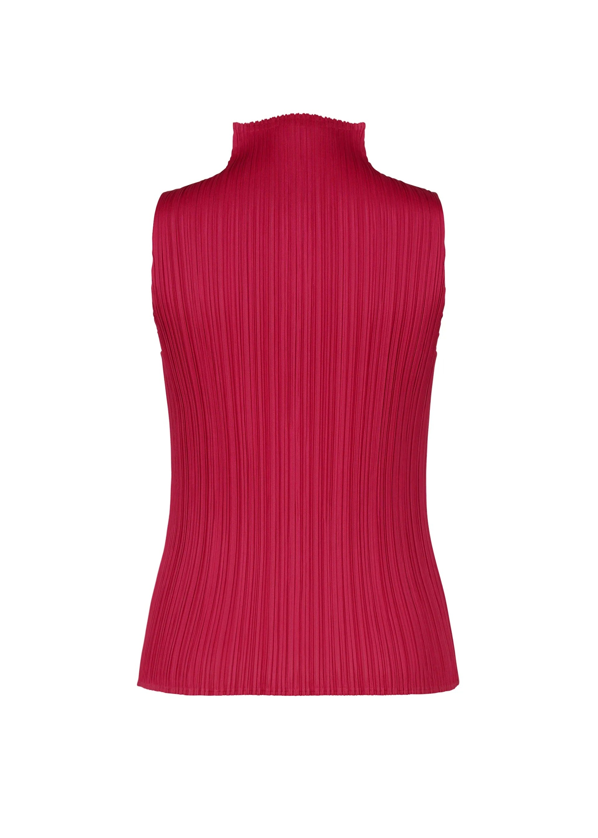 Issey Miyake New Colorful Basics 4 dámský top karmínový