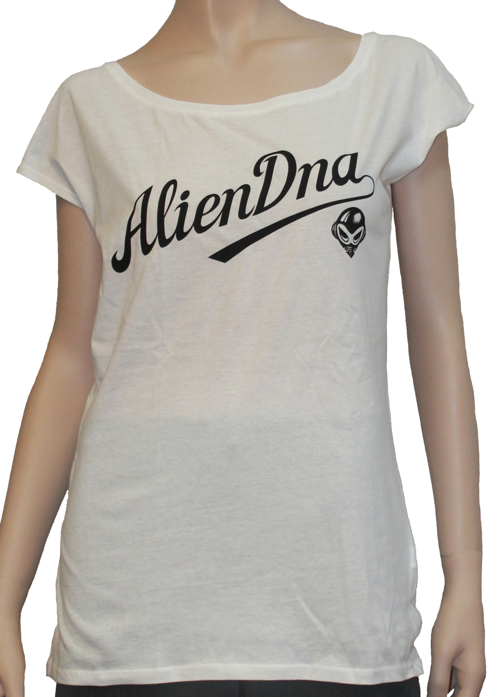 Alien DNA Vinyl Riders dámský top tunika bílý