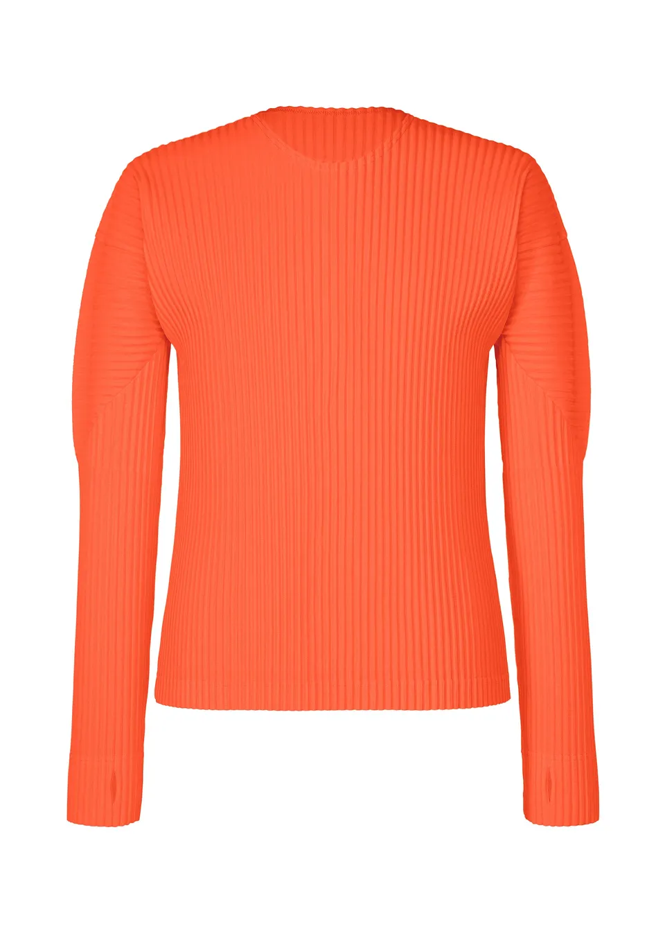 Issey Miyake Color Pleats 1 top s dlouhým rukávem flash red polyester