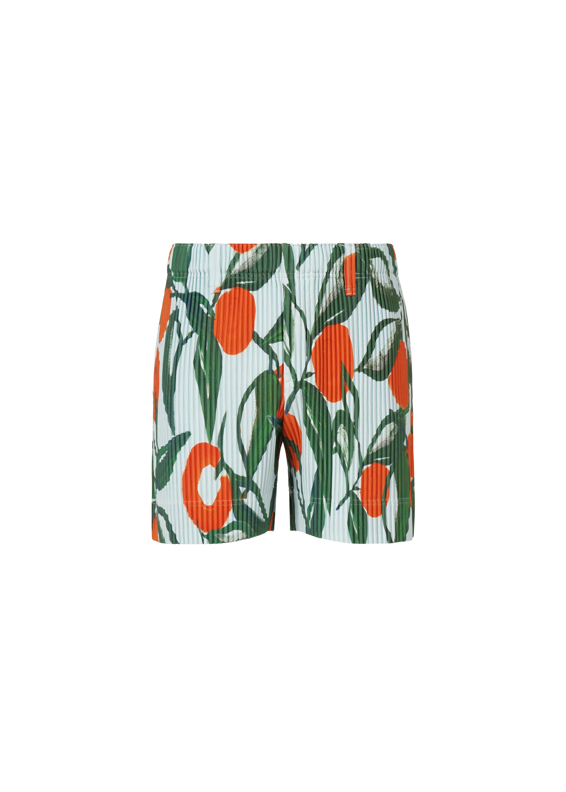 Homme Plissé Issey Miyake Fruits kraťasy šedé potisk