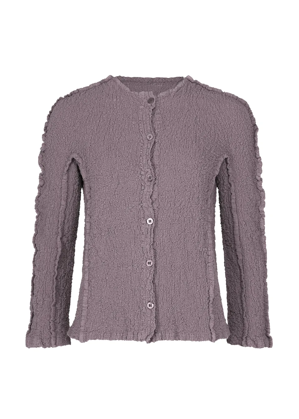 Issey Miyake Round Cauliflower kardigan taupe