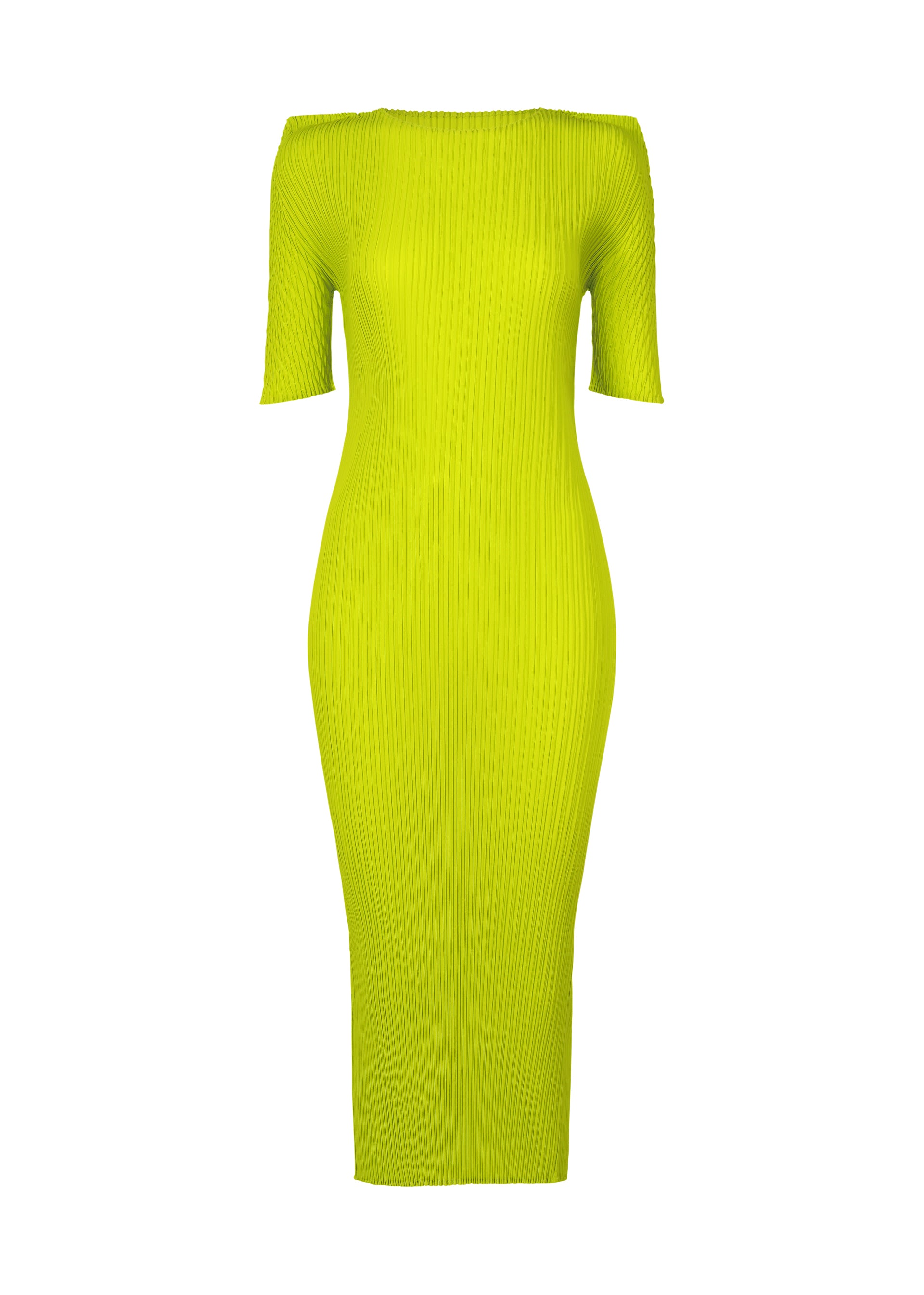 Issey Miyake Box Shoulder Pleats šaty světle šedá vel. 2 plisované