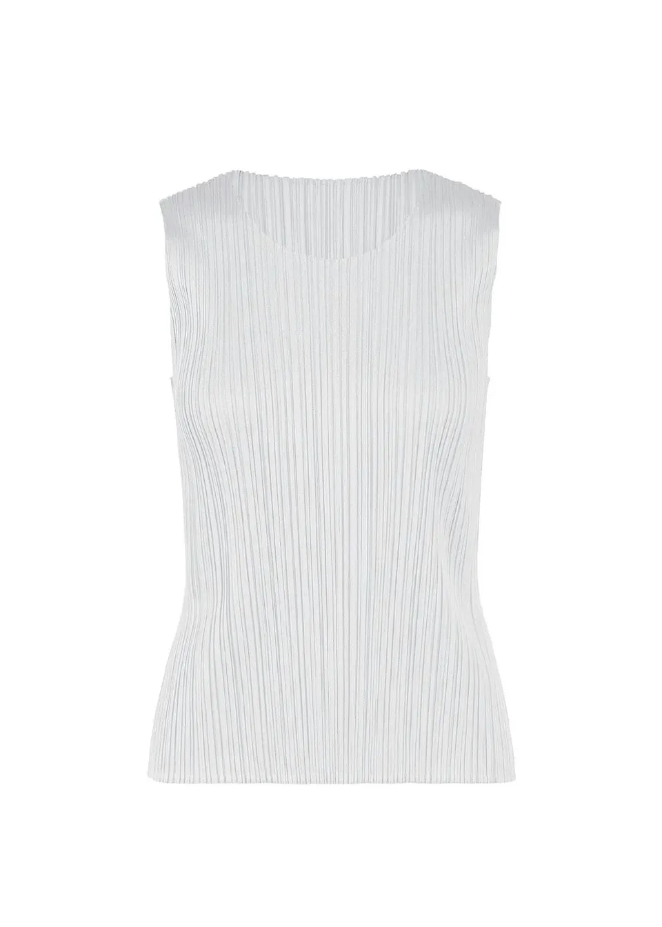 Issey Miyake Basics tílko light gray plisované