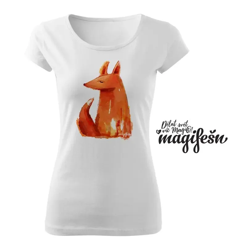 Magifešn BIO tričko XX Liška od vlka dámské biobavlněné