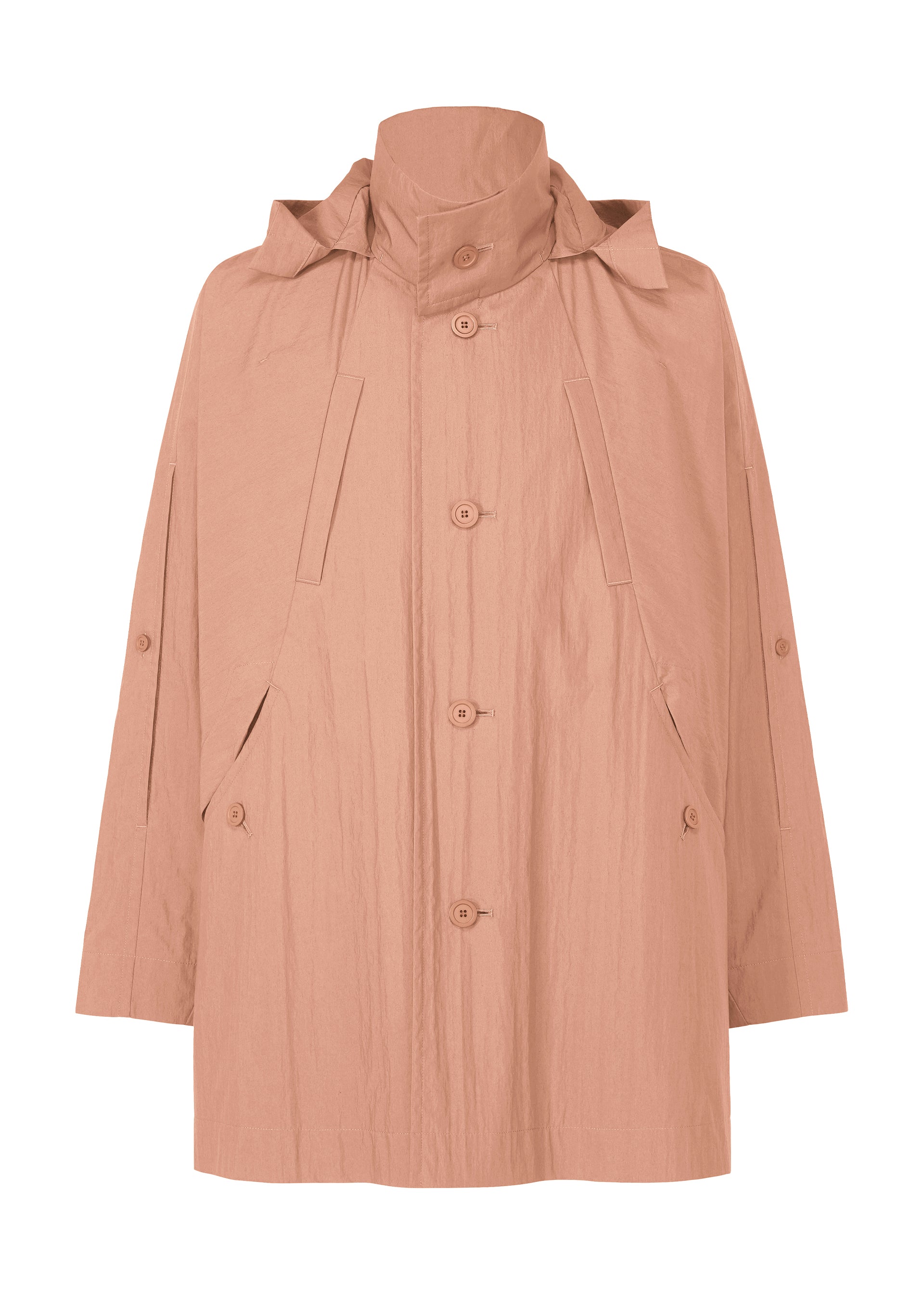 Issey Miyake Slit Coat bunda zelená vel. 1