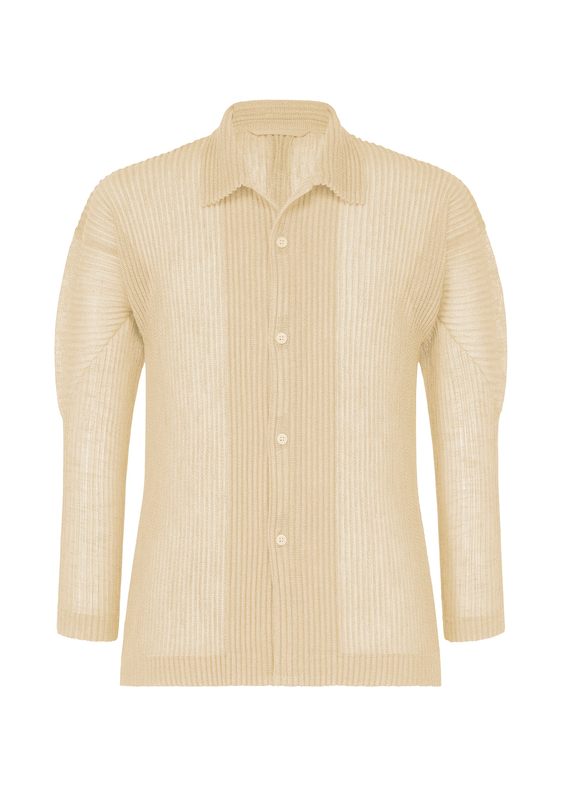 Issey Miyake Rustic Mesh košile černá síťovaná