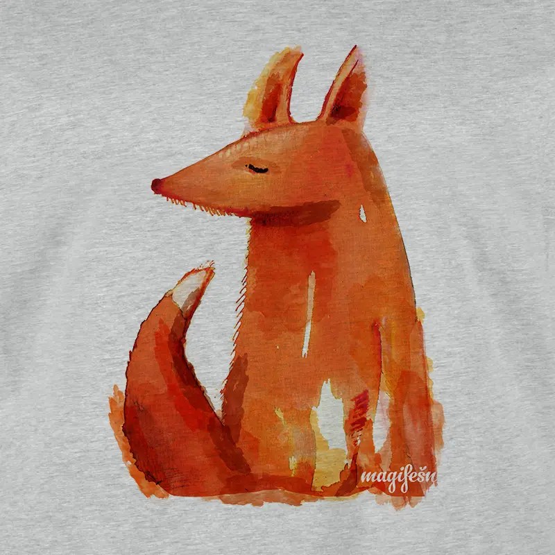 Magifešn XY Liška od vlka unisex tričko z biobavlny