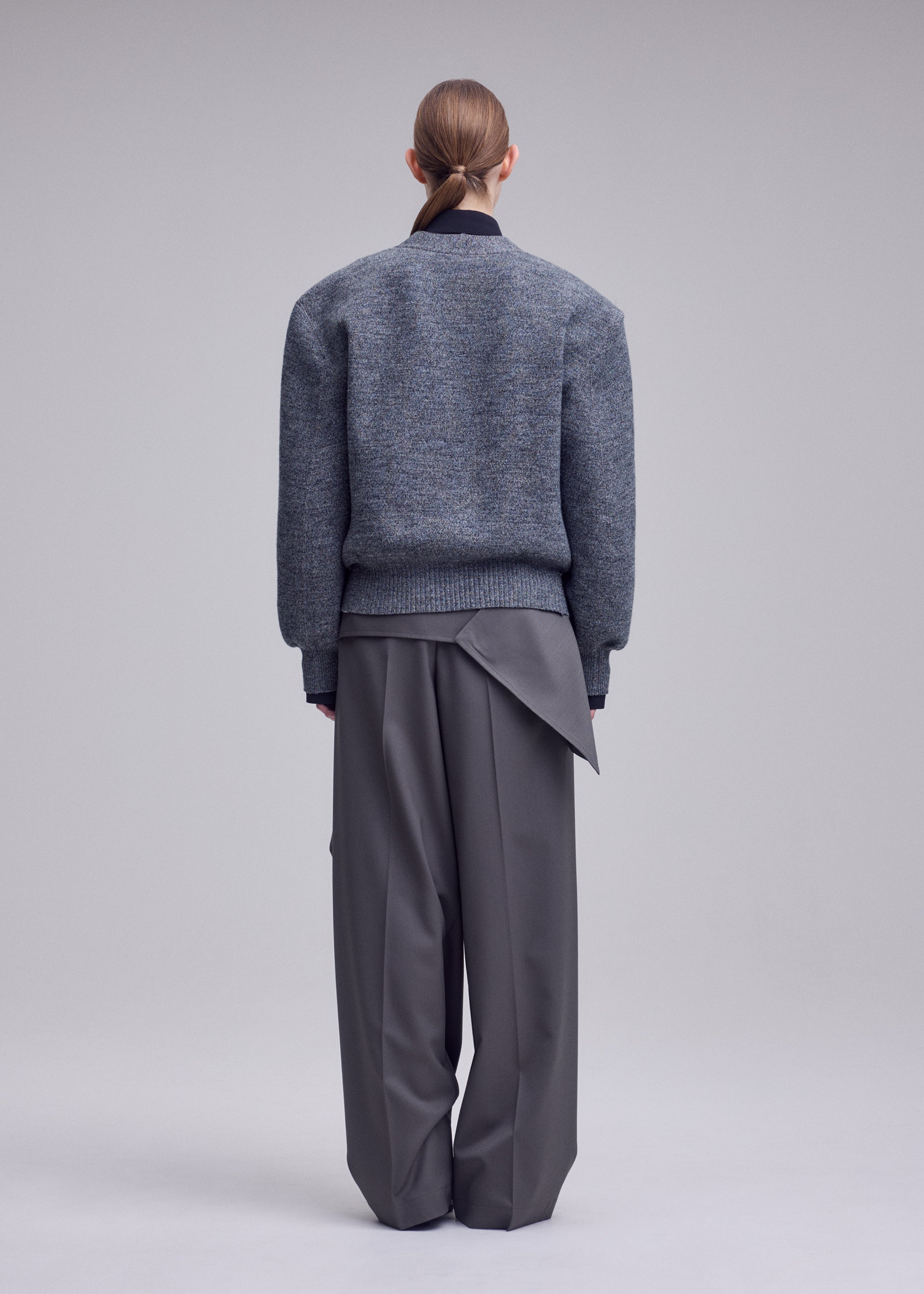 Issey Miyake Handsome Knit kardigan bílý vlněný vel. 2
