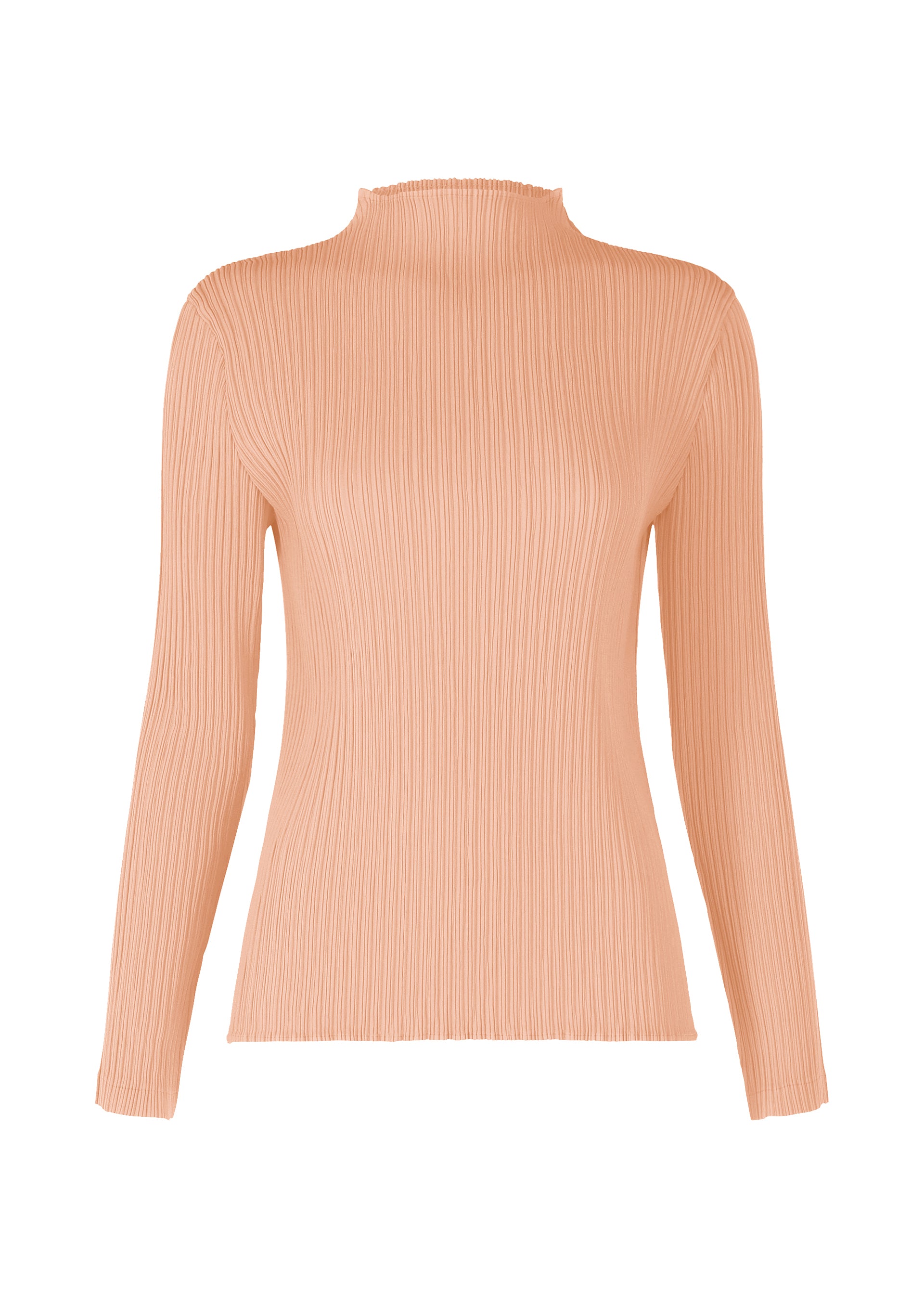 Issey Miyake HATCHING PLEATS top šedý s rolákem