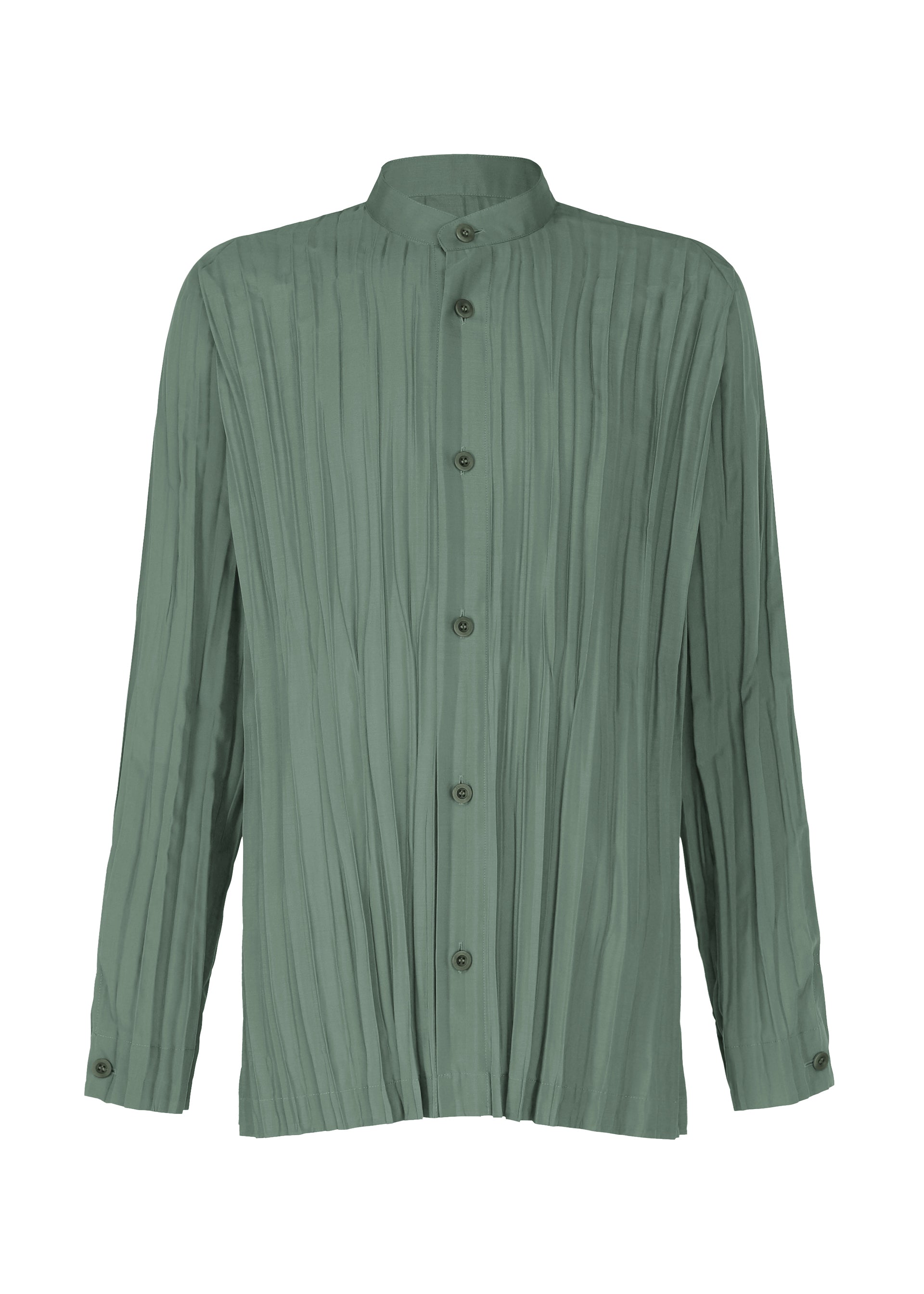 Issey Miyake IM Men Wrinkle Shirt košile off-white recyklovaná