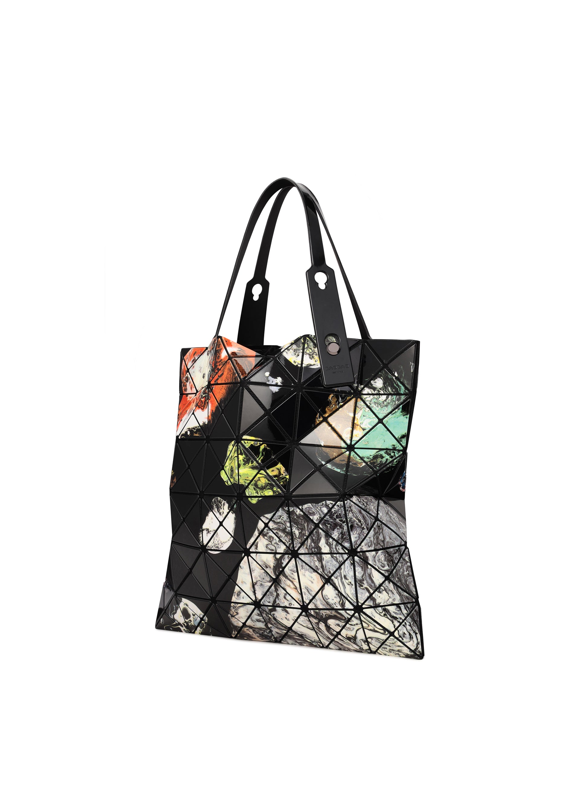 Issey Miyake Cosmic taška bílá A4 potisk planet