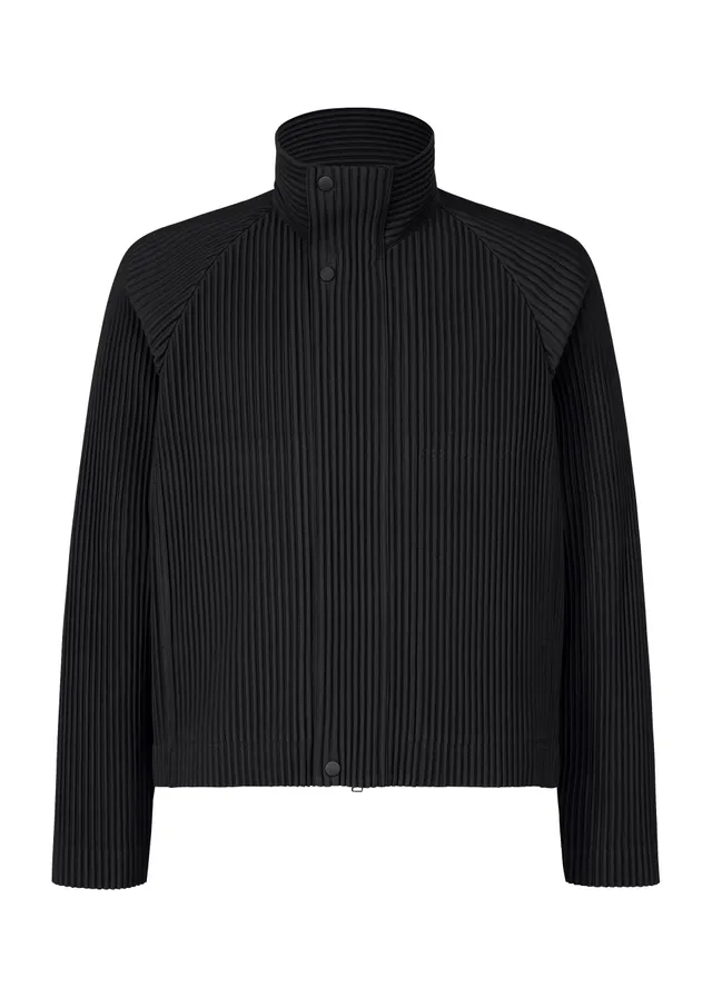 Issey Miyake Tailored Pleats 1 bunda černá raglán 3