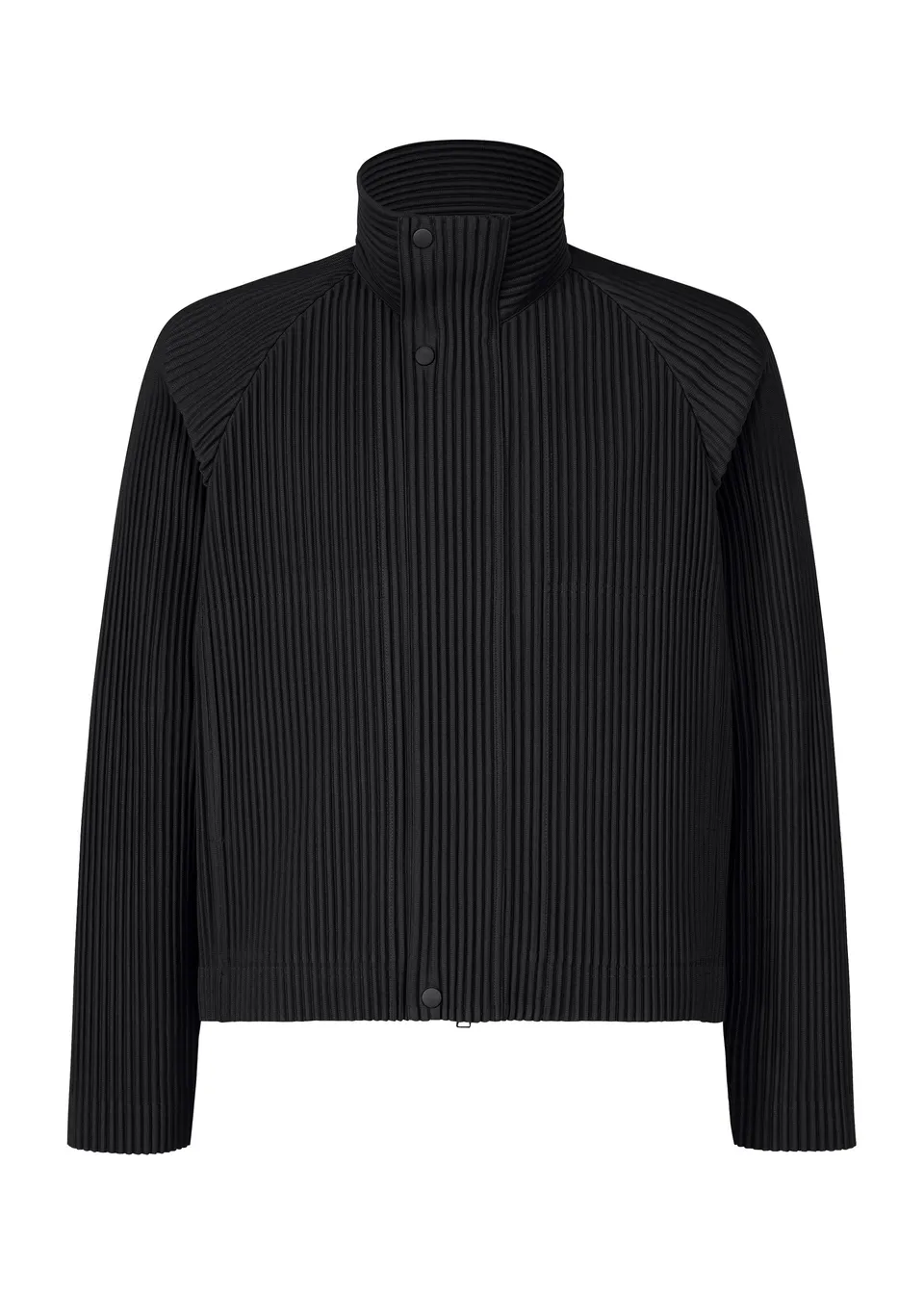 Issey Miyake Tailored Pleats 1 bunda černá raglán 3