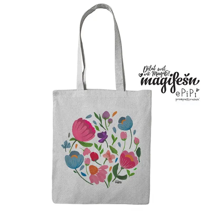 Magifešn MEDIUM Louka plátěná taška recyklovaná