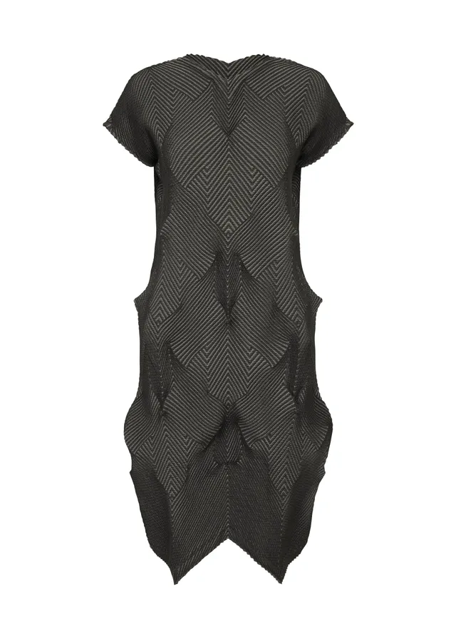 Issey Miyake Type-O 010-1 šaty šedé plisované vel. 1