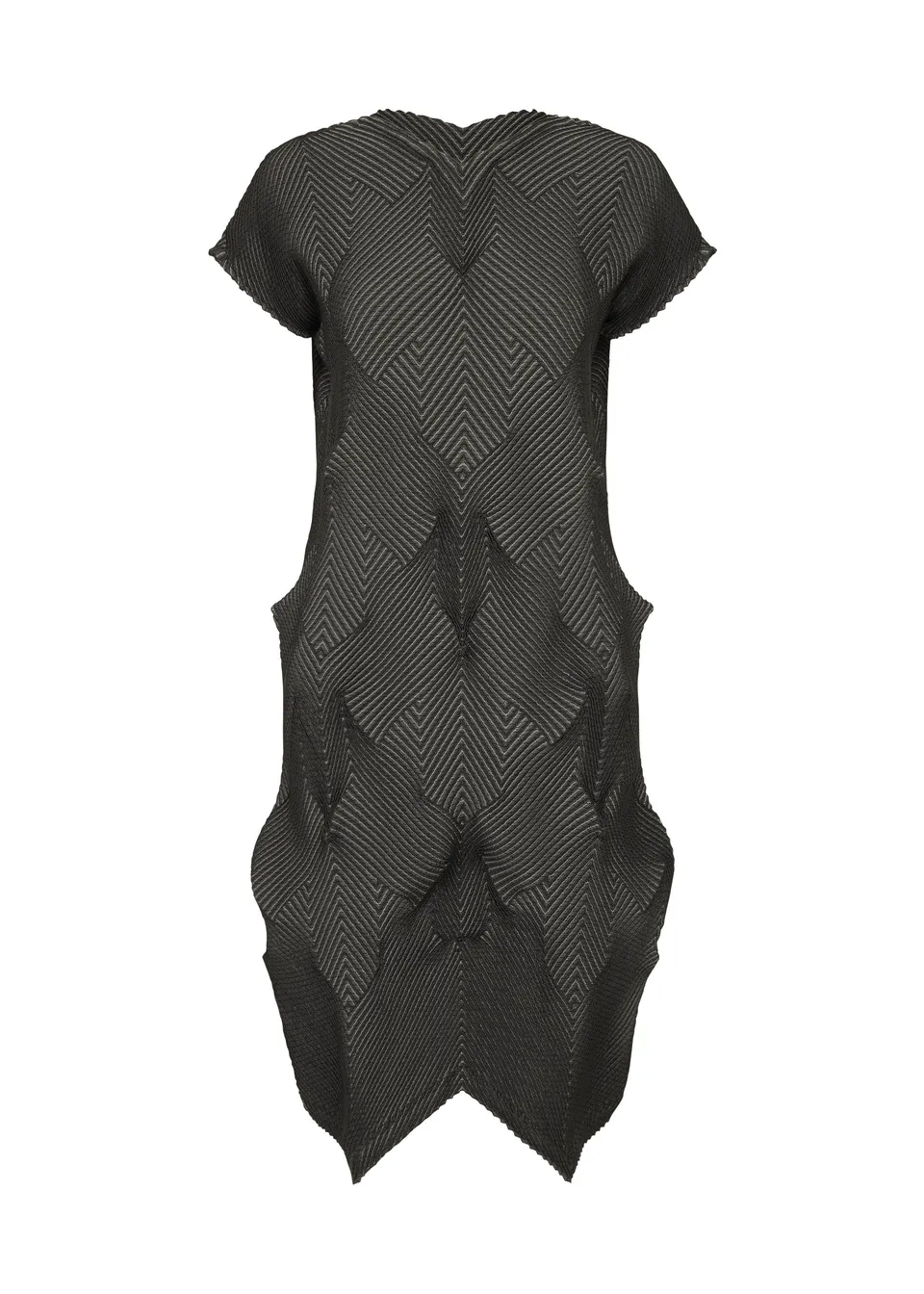 Issey Miyake Type-O 010-1 šaty šedé plisované vel. 1