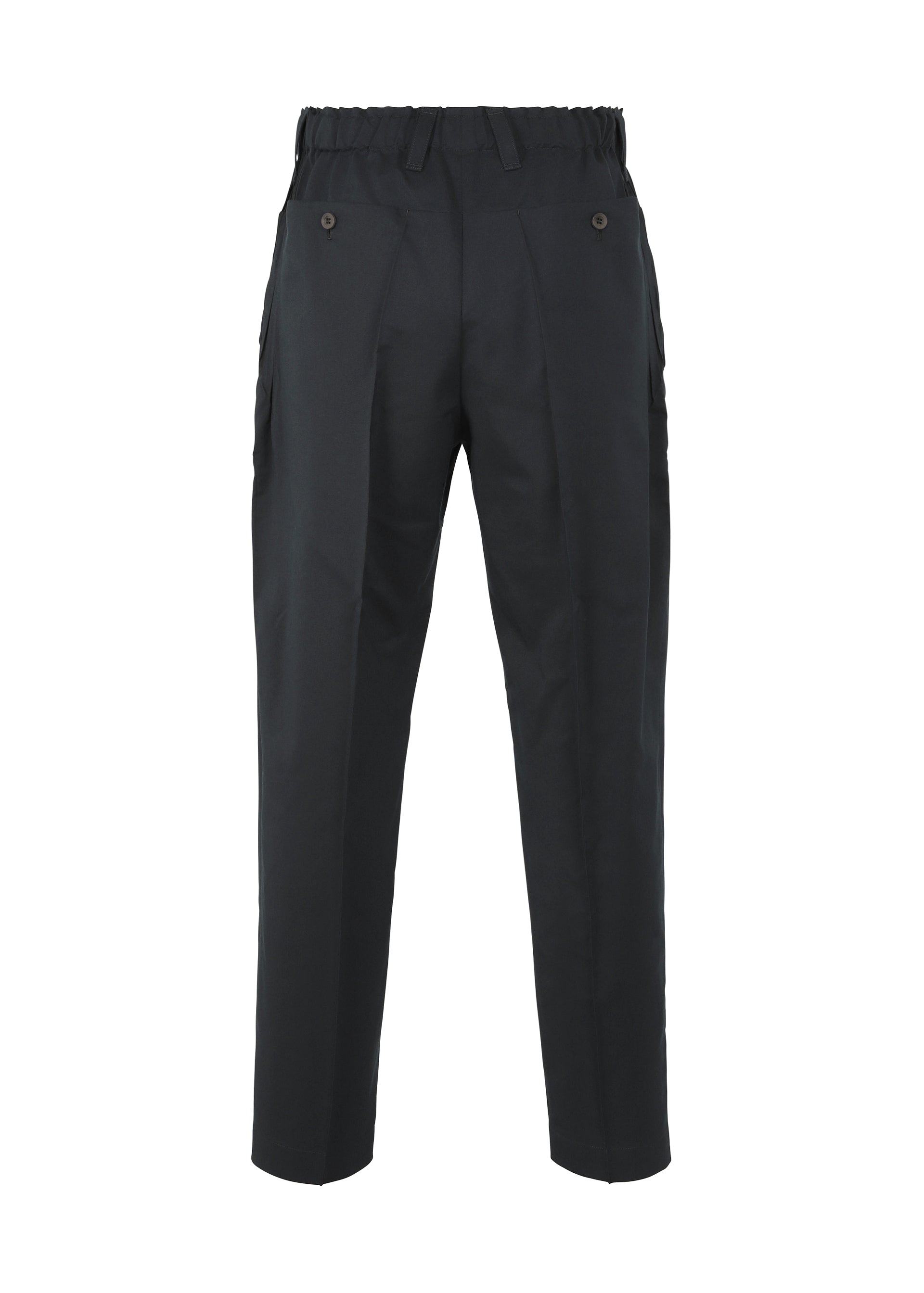 Issey Miyake TYPE-S Basics kalhoty černé tapered stretch