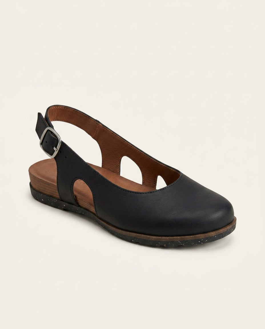 Norielle slingback baleríny béžové vykrojené