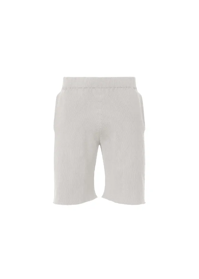 Issey Miyake Basic Knit šortky Light Gray s kapsami
