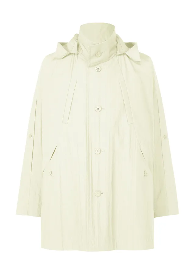 Issey Miyake Slit Coat bunda zelená vel. 1