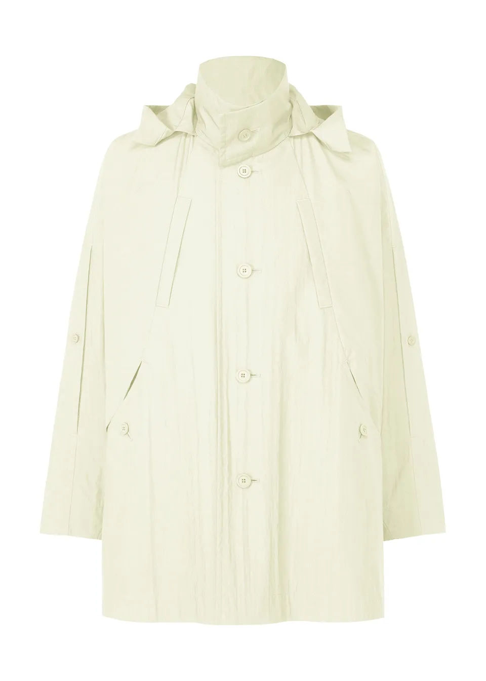 Issey Miyake Slit Coat bunda zelená vel. 1