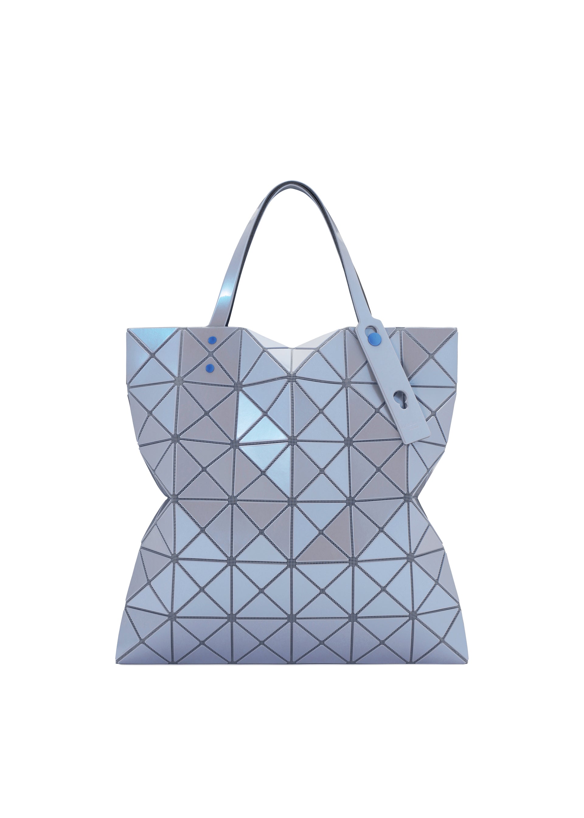 Issey Miyake Lucent One-Tone tote šedomodrá A4