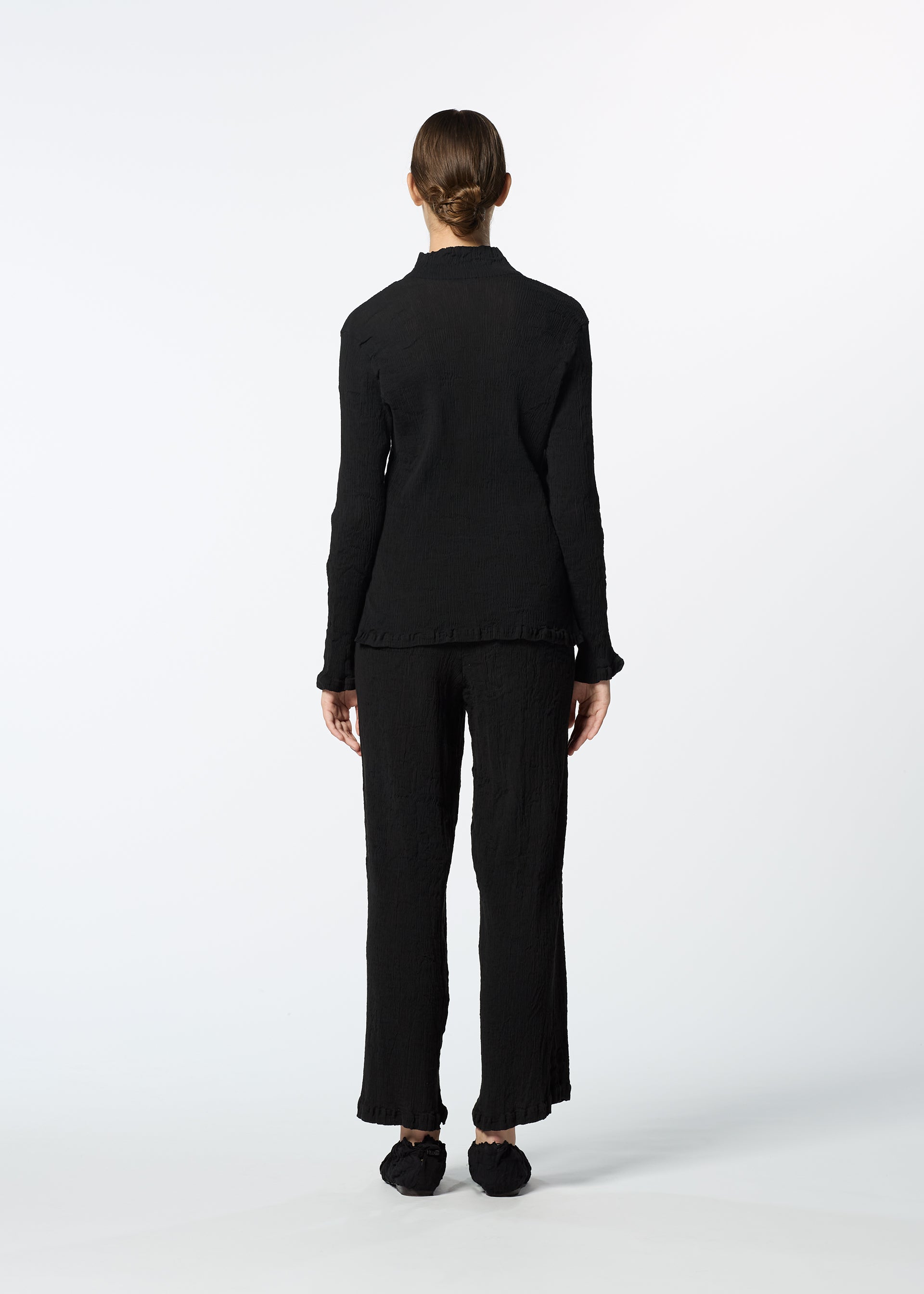 Issey Miyake Kyo Chijimi Basic dámský top bílý rolák