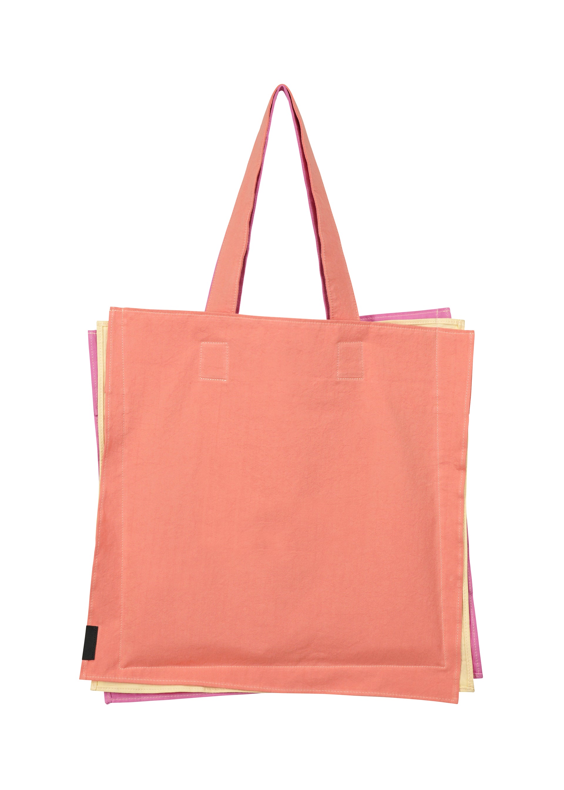 Issey Miyake Irogami tote taška White Mix bavlněná