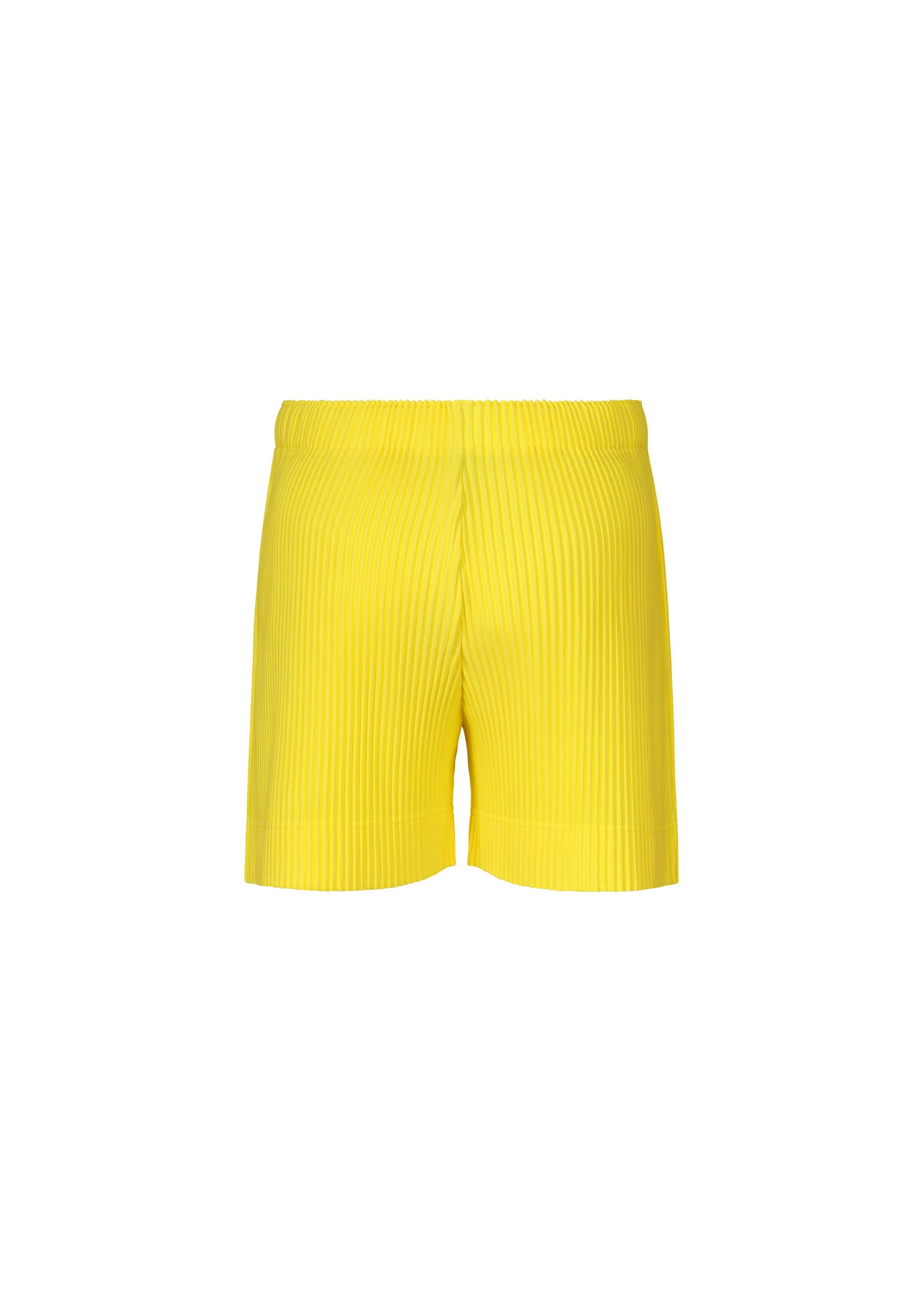Homme Plissé Issey Miyake Colorful Pleats pánské kraťasy oranžové