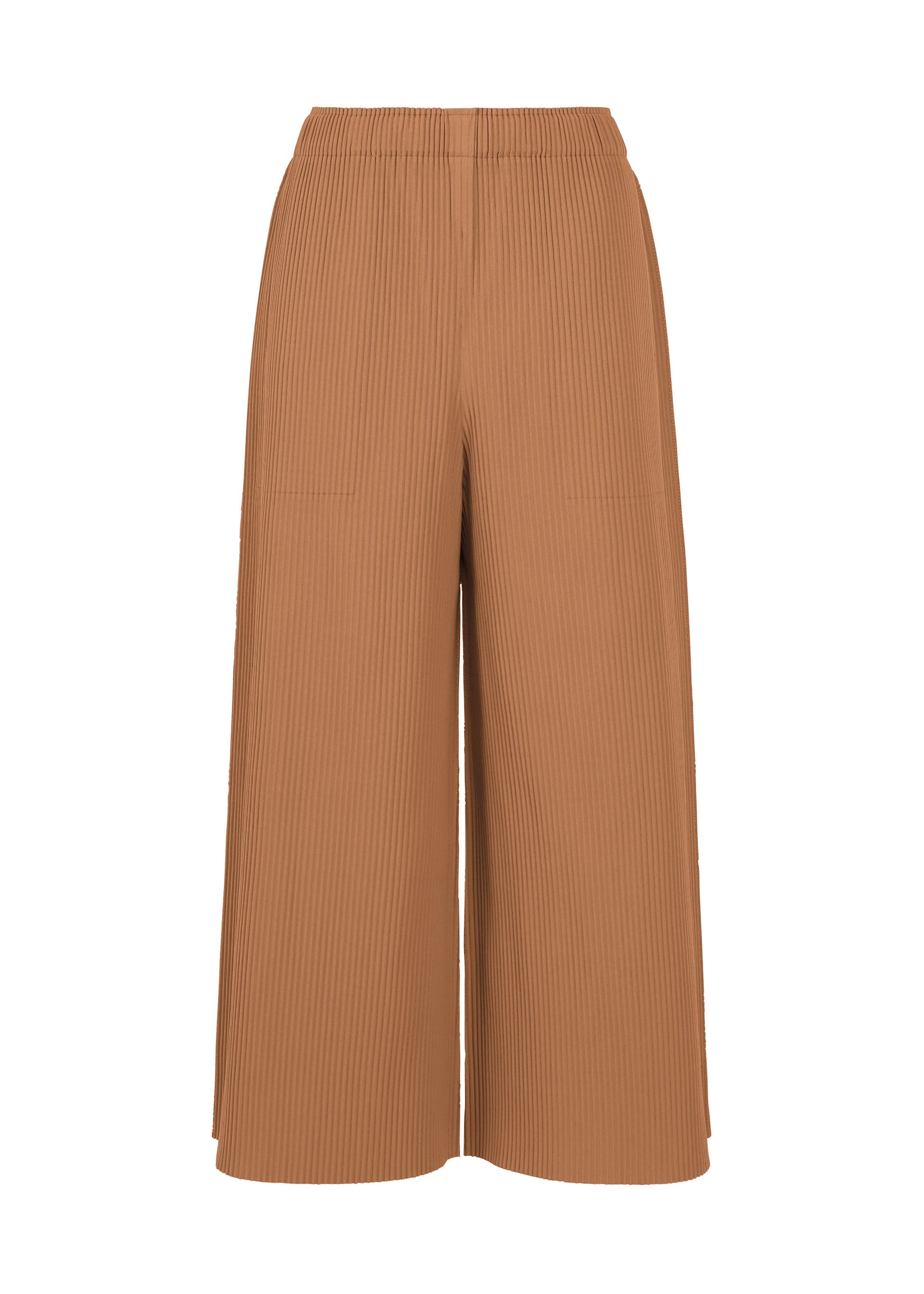 Issey Miyake Fine Knit Pleats kalhoty charcoal široké
