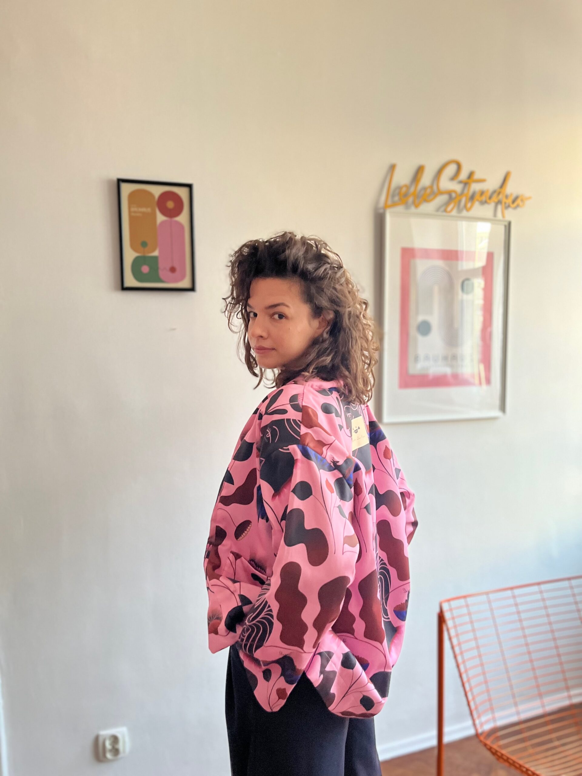 Aurelia & Zwei Frauen Nubia kimono marsala