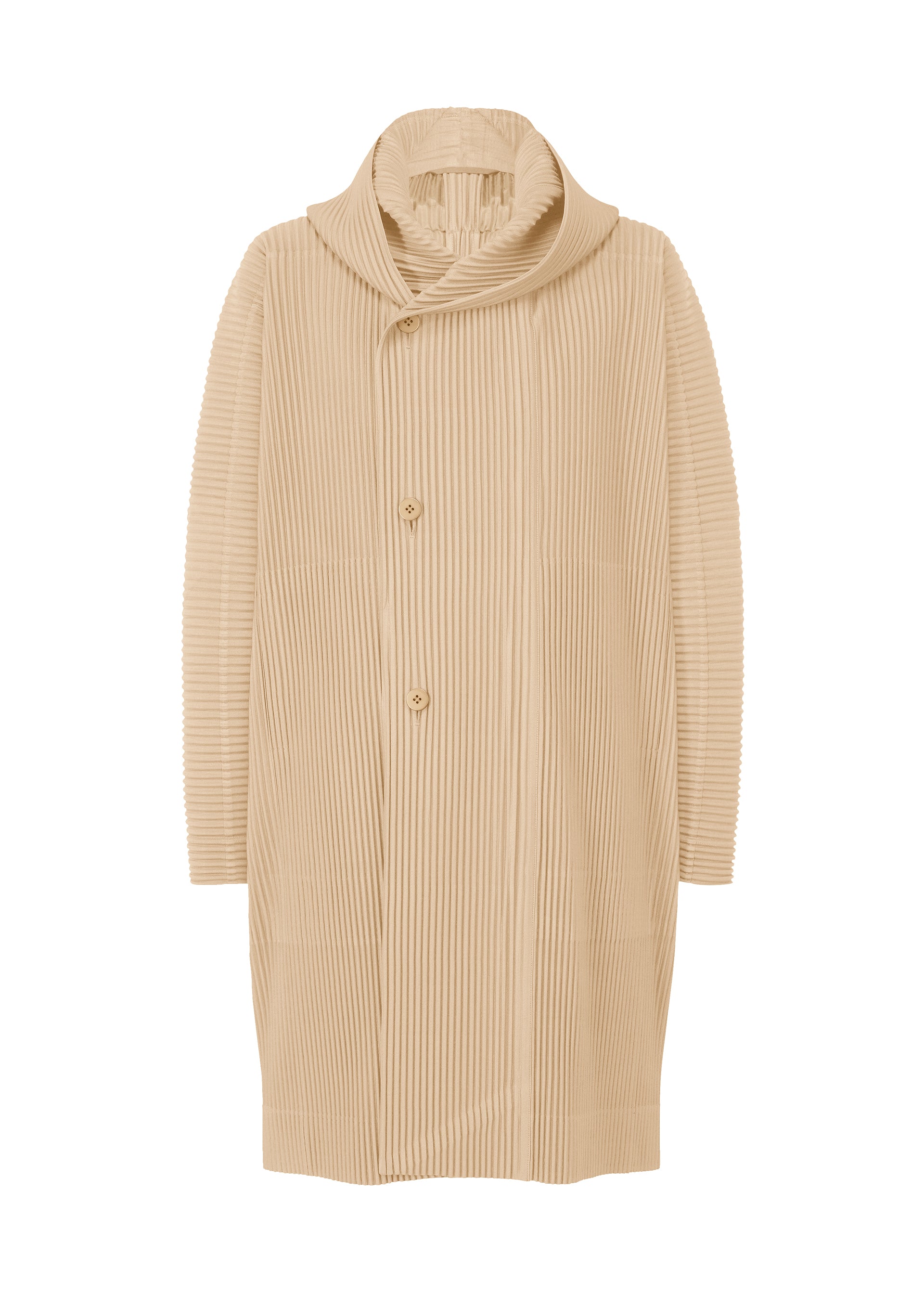 Issey Miyake Monthly Colors December kabát černá kapuce
