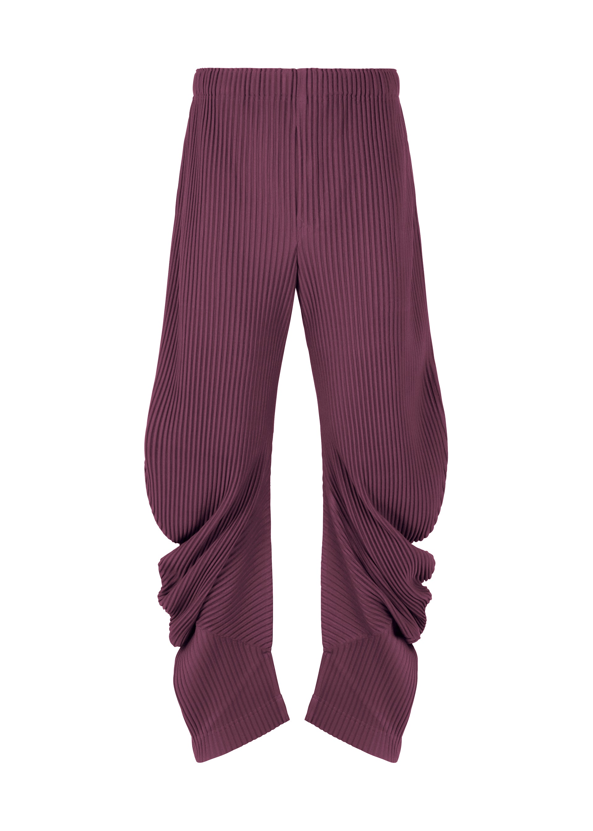 Issey Miyake Homme Plissé Pleats Bottoms 1 kalhoty Black