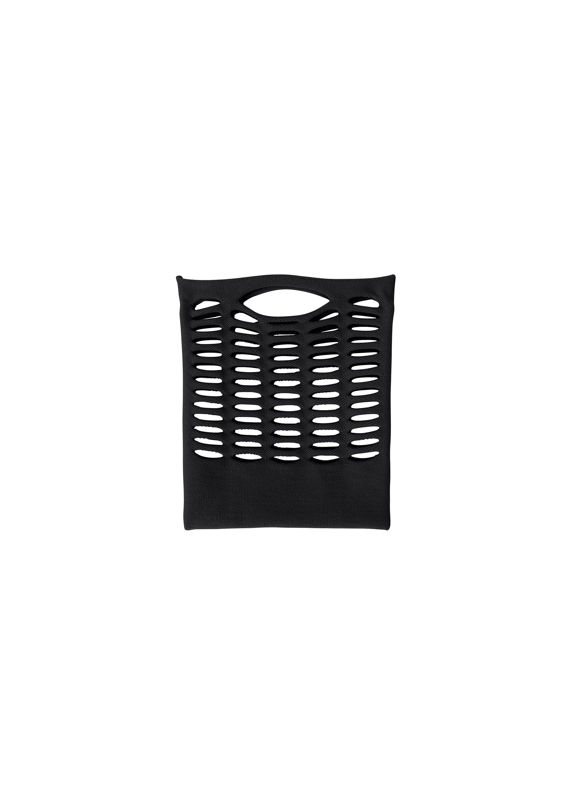 Issey Miyake Mokko pletená crossbody kabelka černá lehká