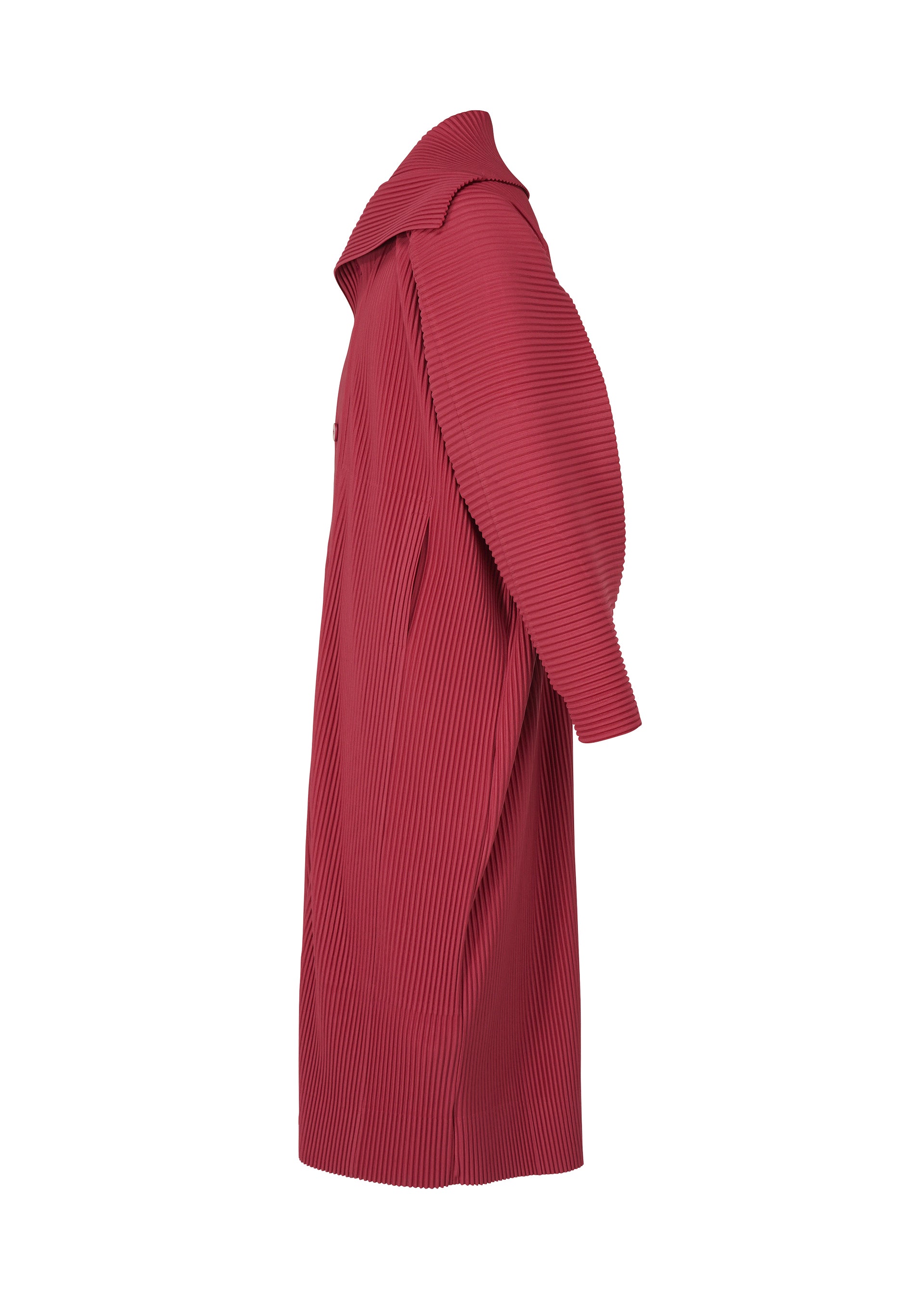 Issey Miyake MONTHLY COLORS JANUARY kabát černý dlouhý