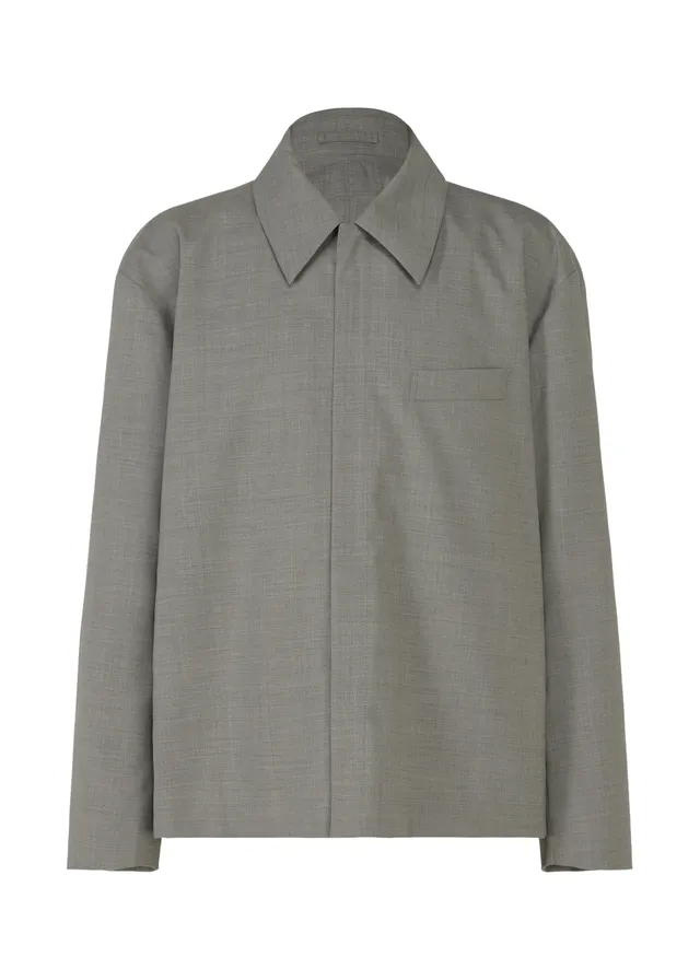 Issey Miyake Suave bunda Gray vlněná pánská