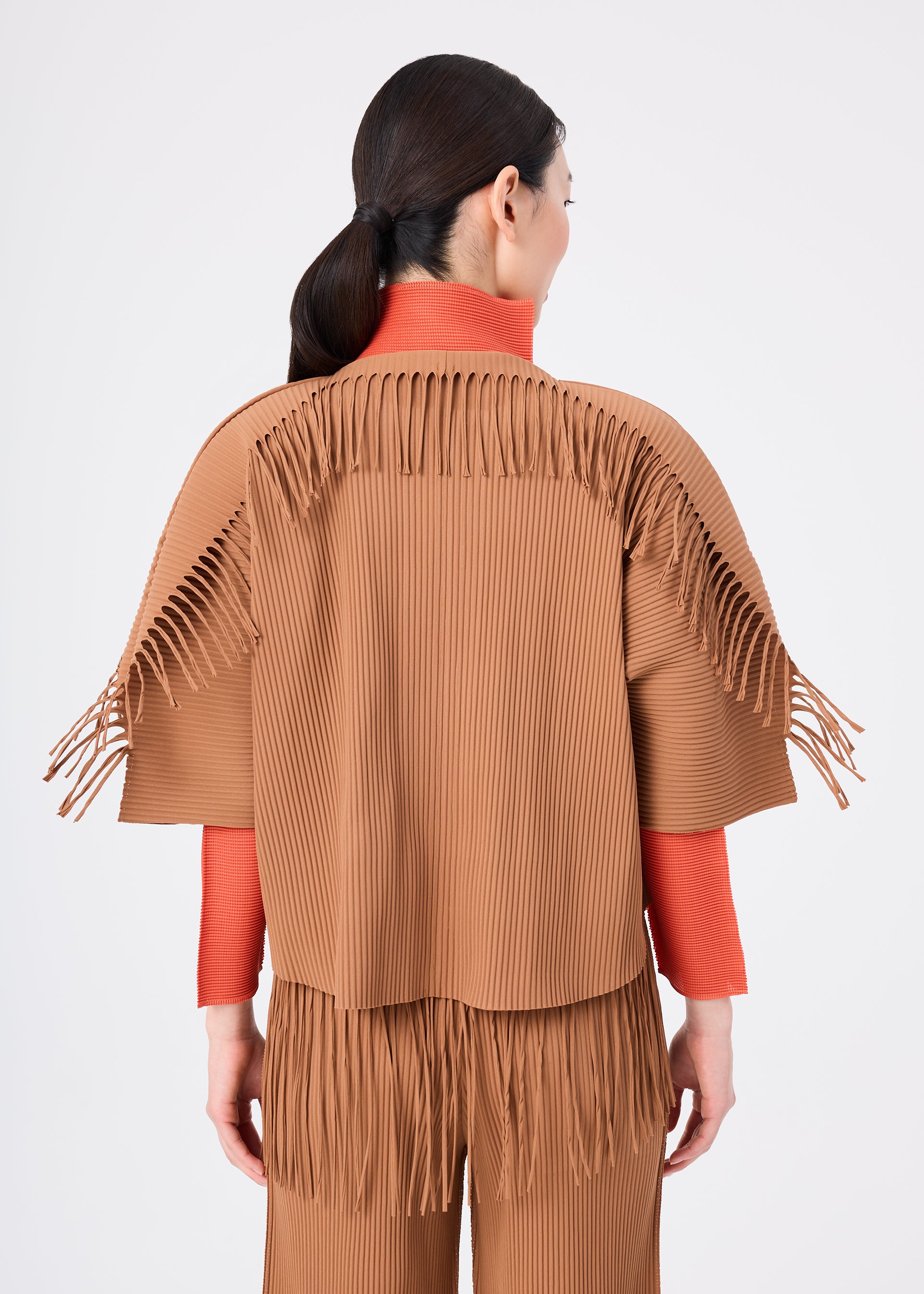 Issey Miyake Leaf Pleats dámský kardigan černý