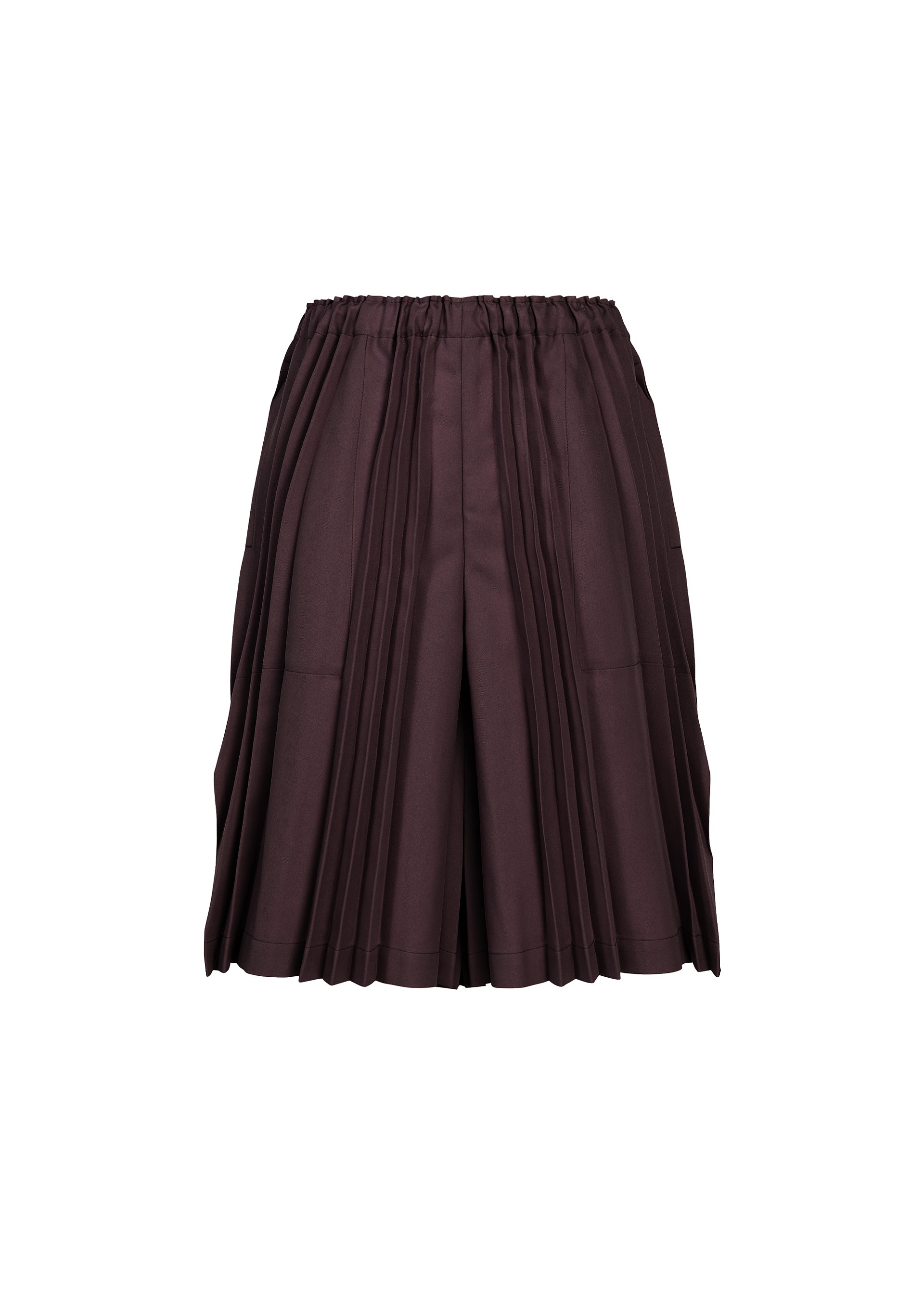 Issey Miyake Tower Pleats Bottom kraťasy černé