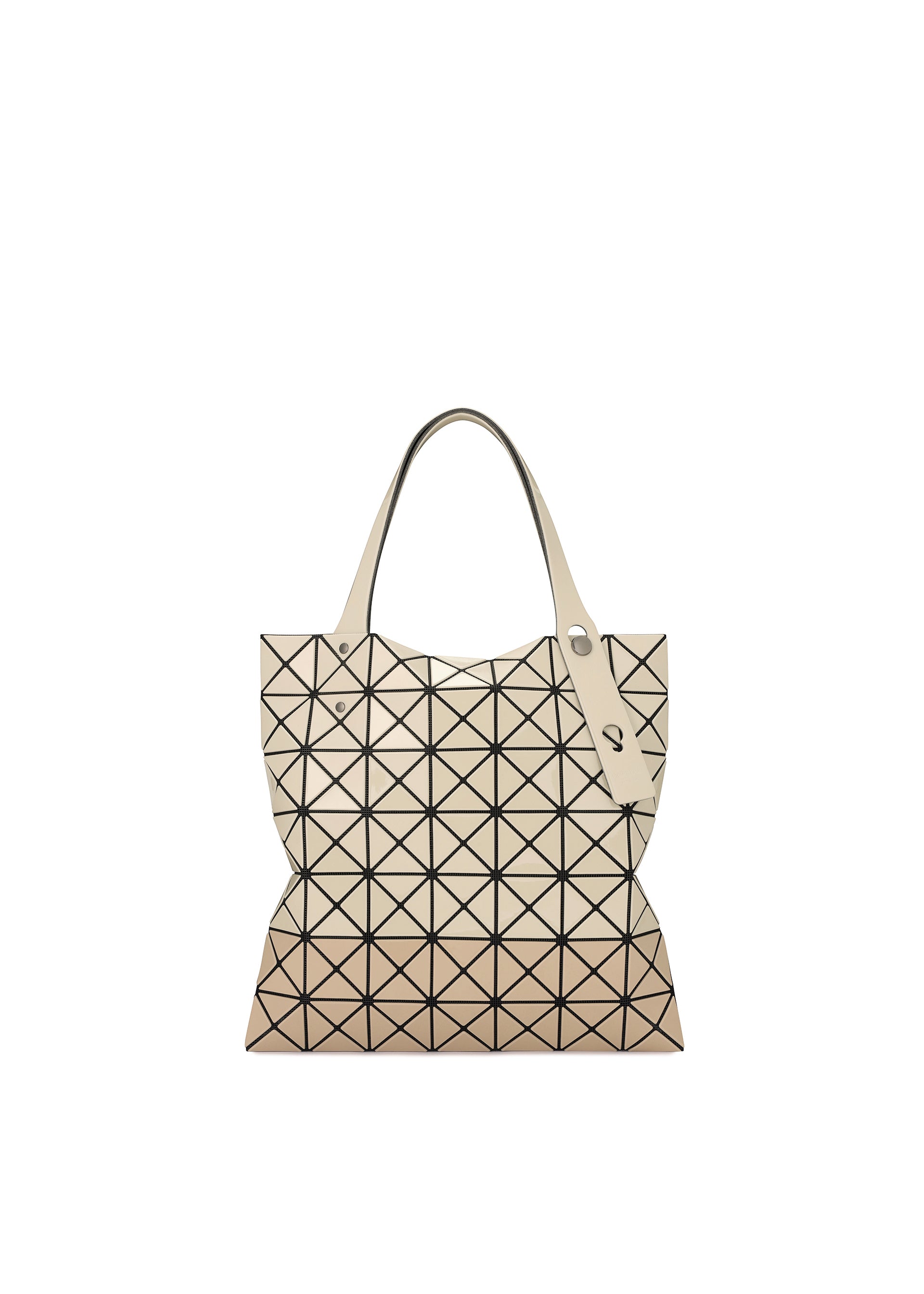 Issey Miyake Prism Bi-Color tote šedá černá kabelka
