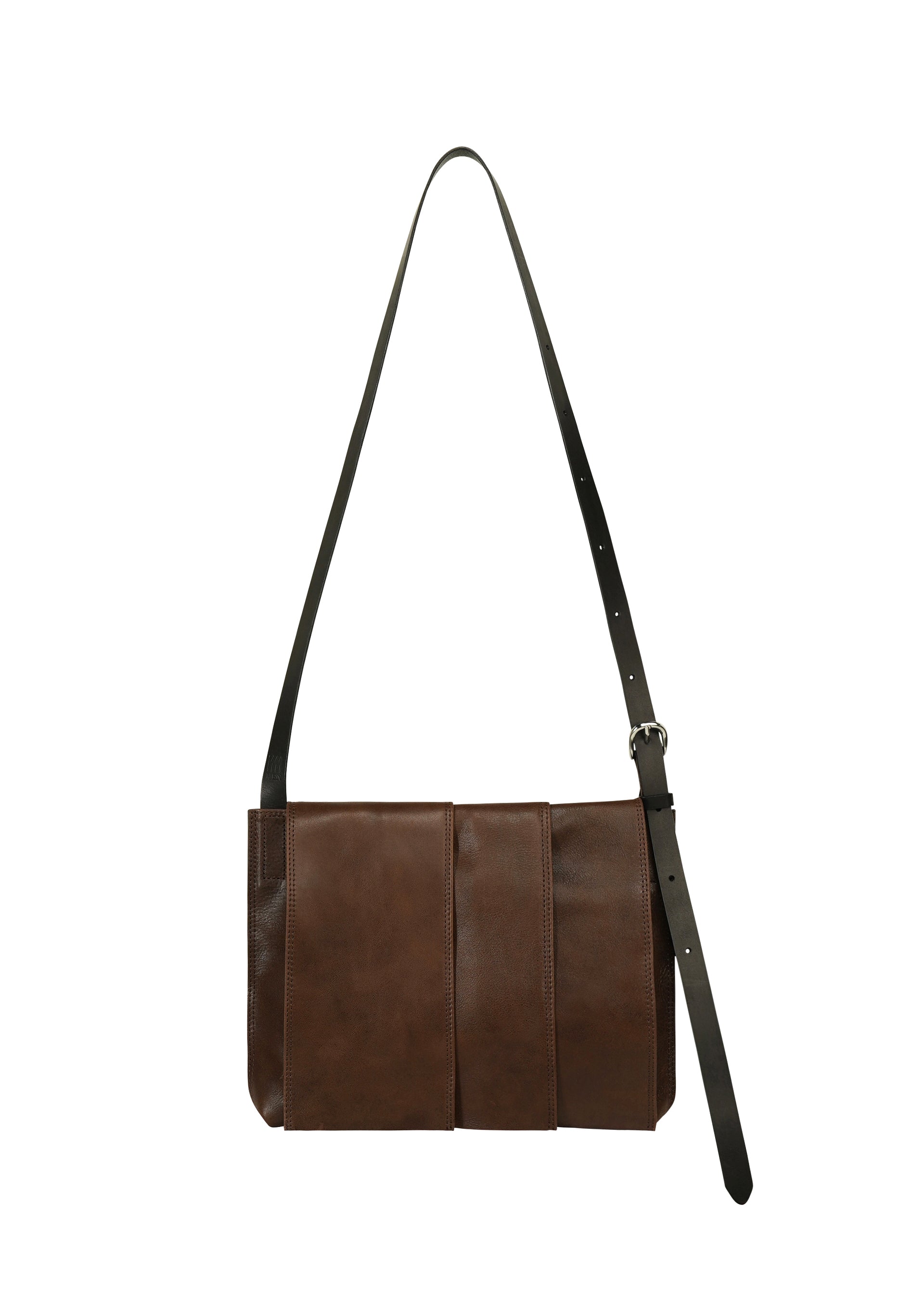 Issey Miyake Leather Pleats kabelka kožená přes rameno
