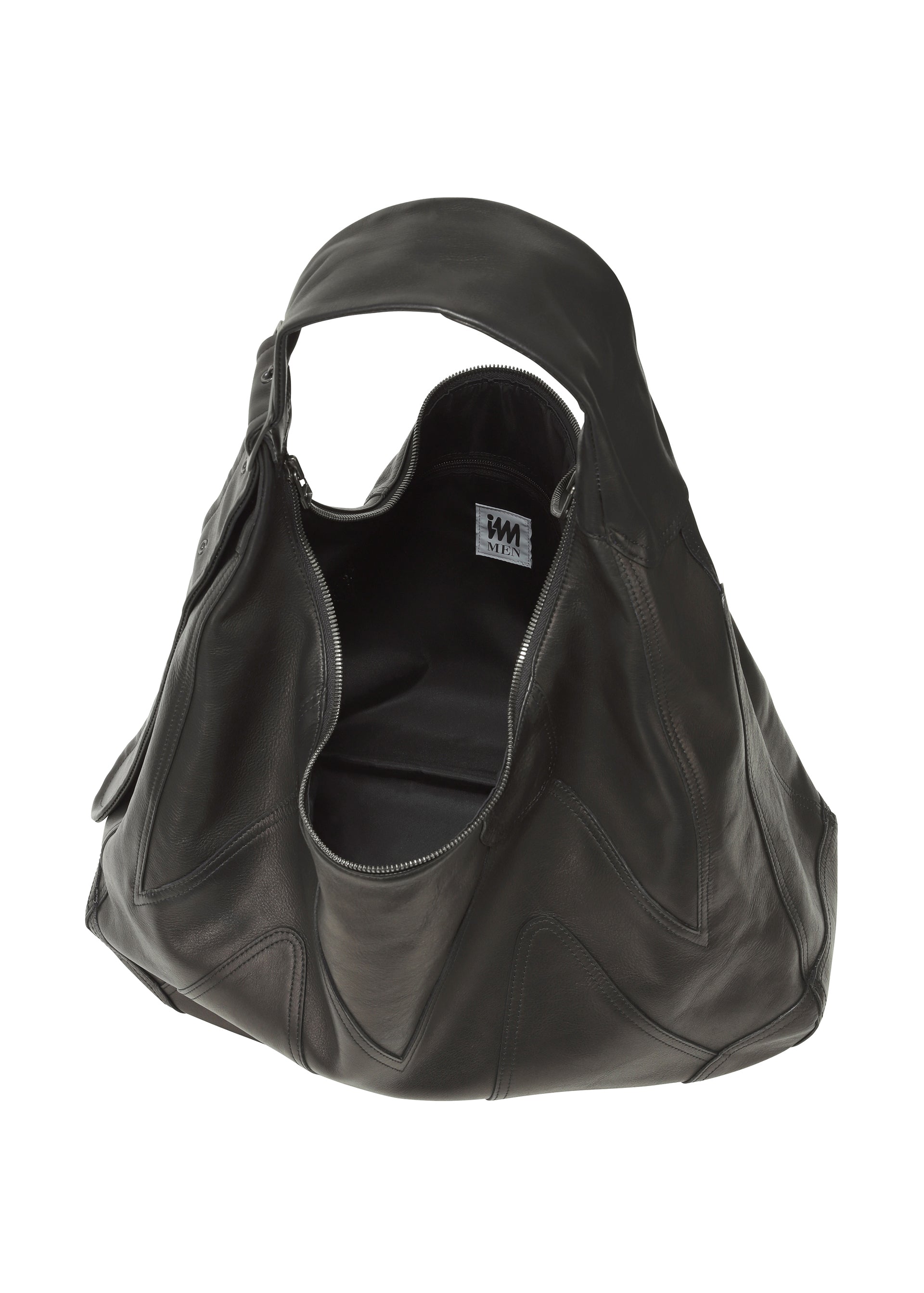 Issey Miyake Elements Leather Bag kabelka černá kožená