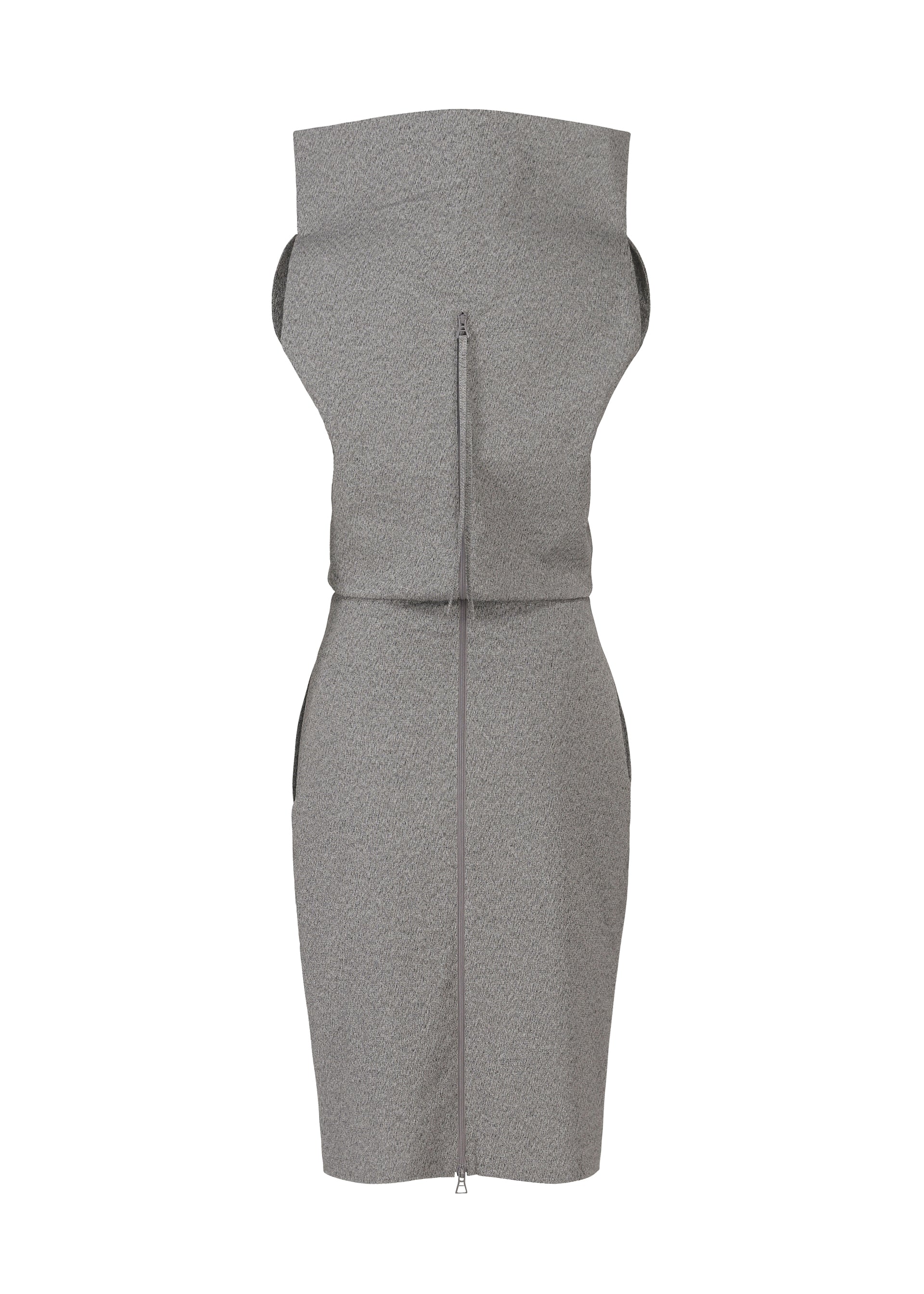 Issey Miyake Allow šaty smetanové bez rukávů washi