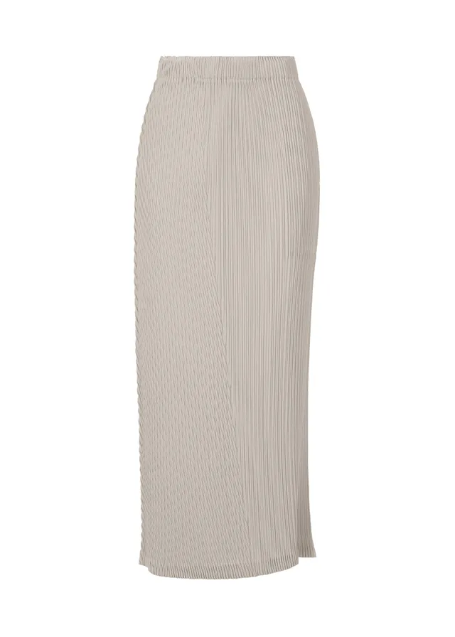Issey Miyake Box Shoulder Pleats sukně black dlouhá
