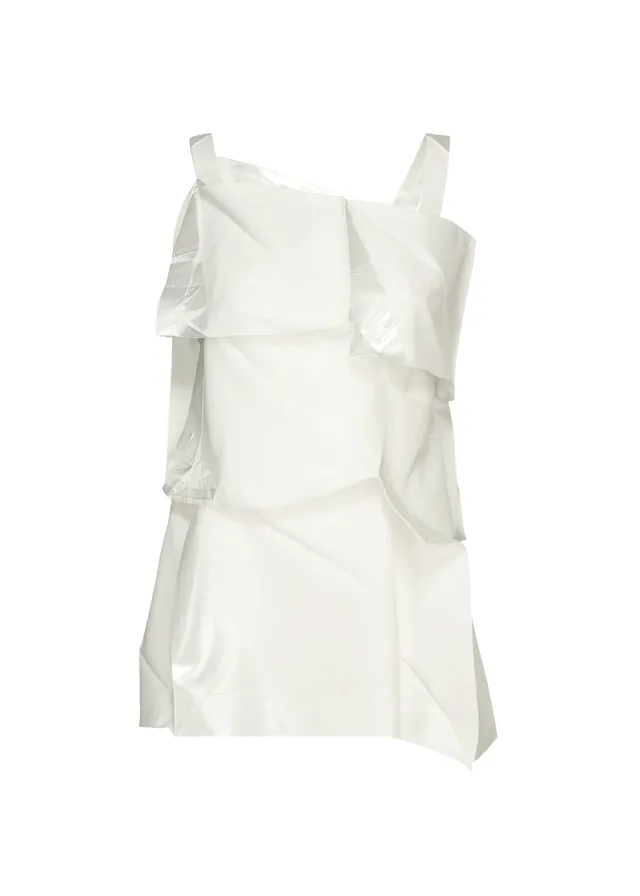 Issey Miyake No.1-1 top White×Silver vel. 3 s fólií