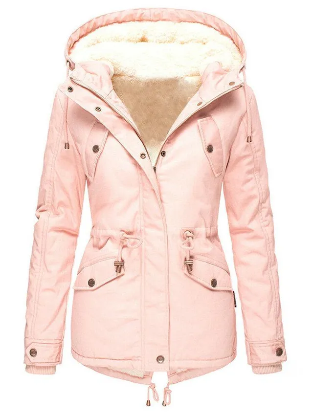 Norielle Parka Capuche dámská zimní parka růžová zateplená