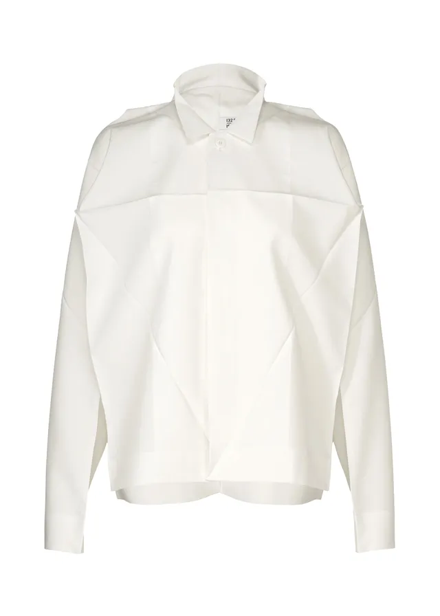 Issey Miyake 132 5. F-SH-2 košile bílá skládaná