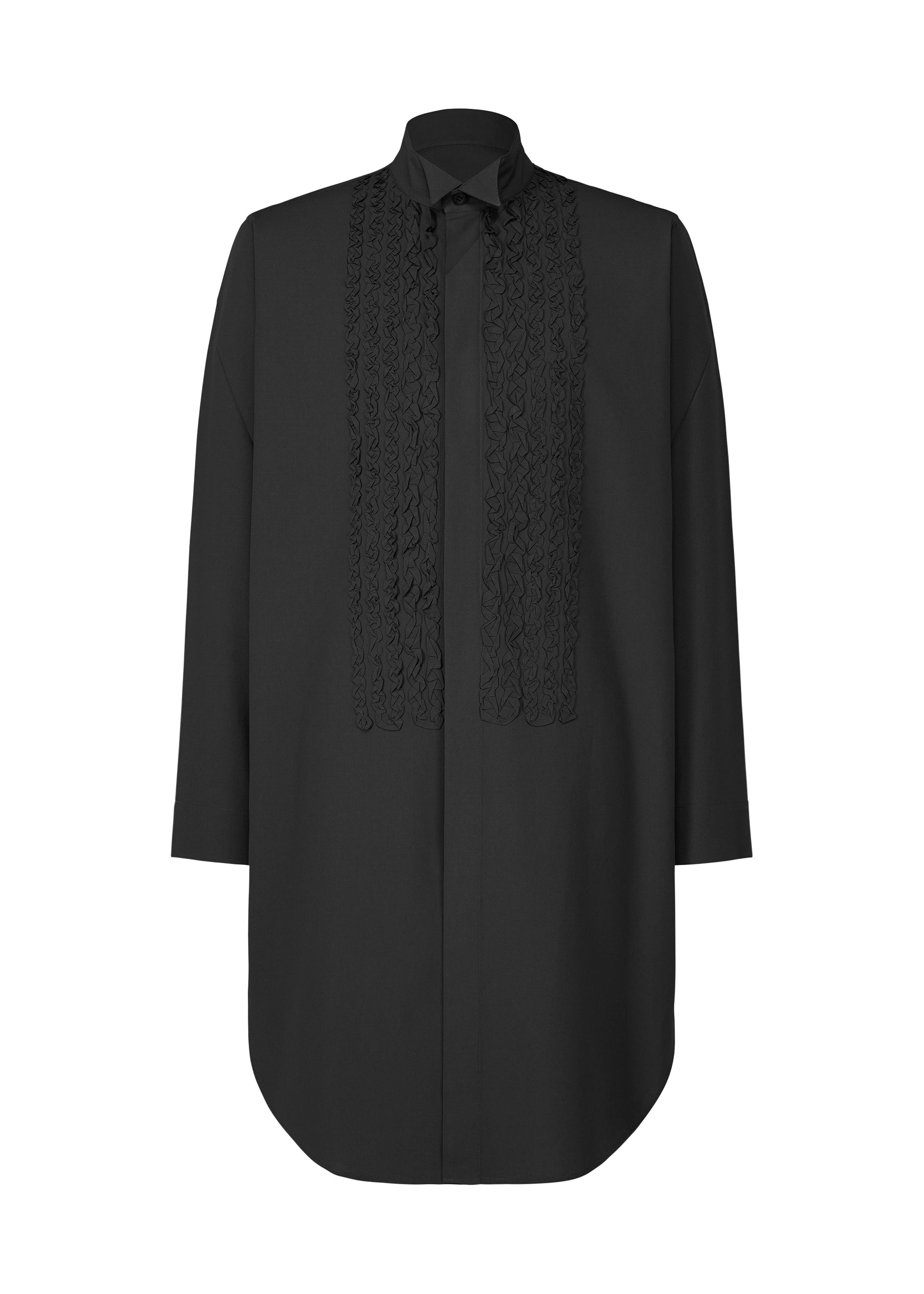 Issey Miyake Homme Plissé Embroidery košile bílá vel. 3
