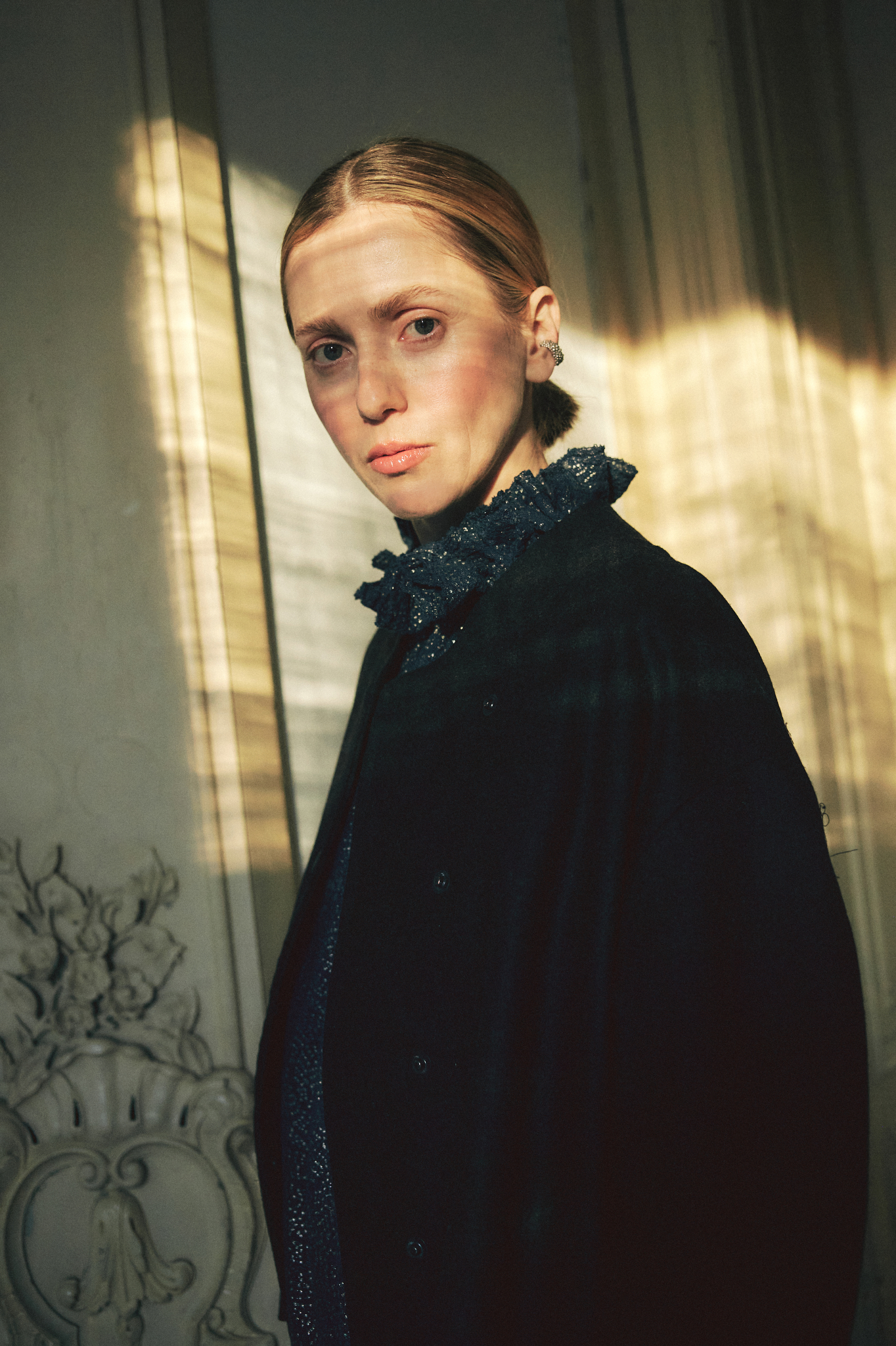 AURELIA & ZWEI FRAUEN Esther košile Dark Navy hvězdice